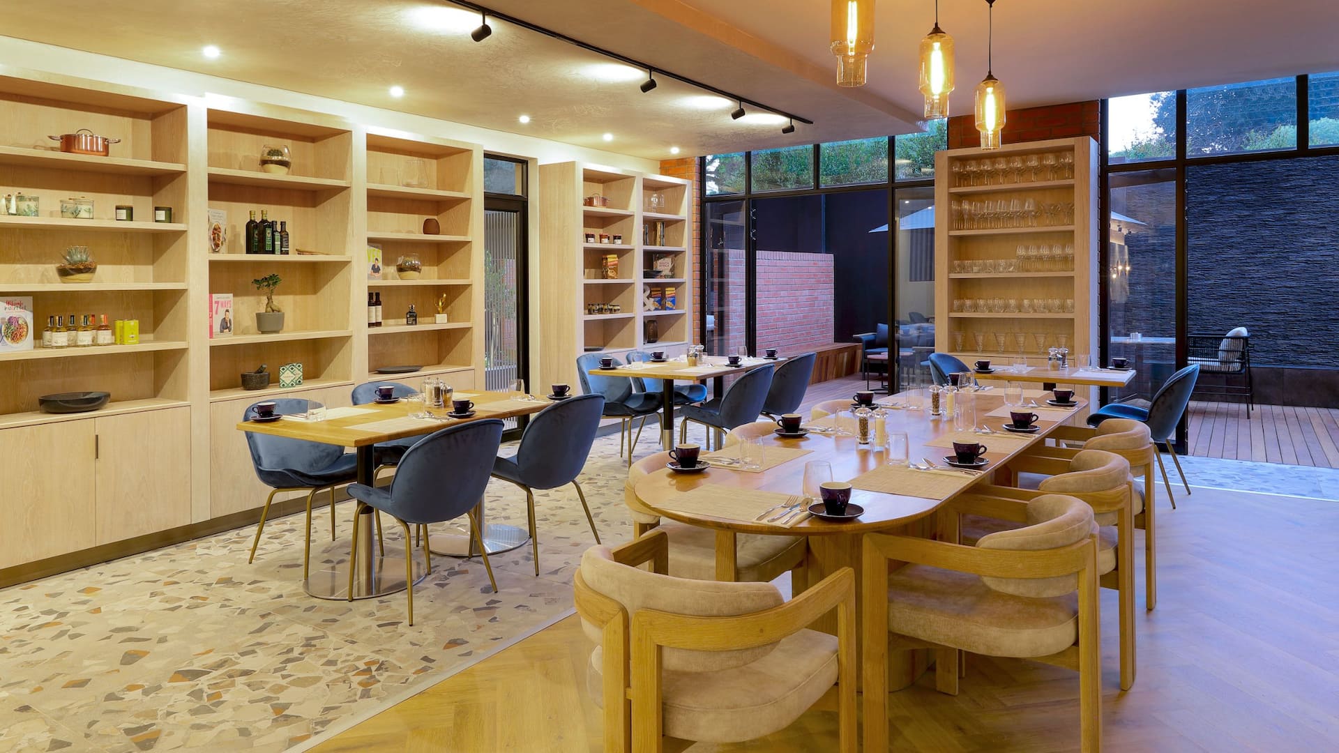 Hyatt House Johannesburg Rosebank Collective Restaurant Dining Tables