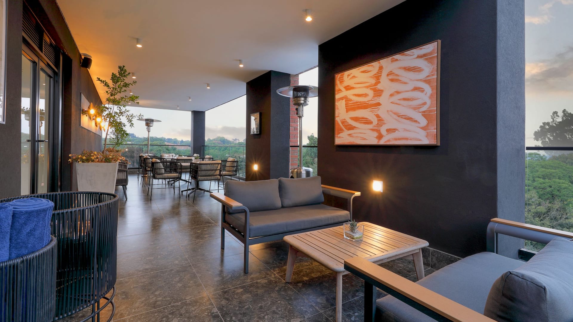 Hyatt House Johannesburg Rosebank Pool Deck Sitting Area