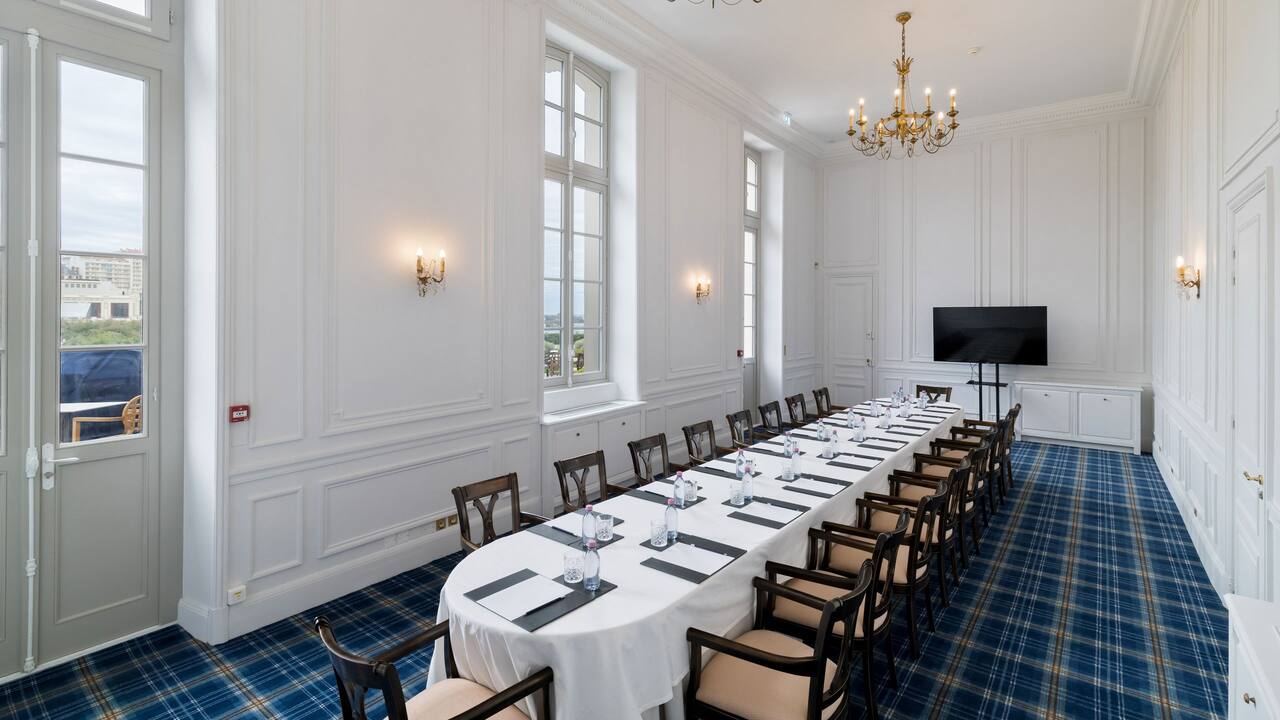 Prestigious Meeting Room at Hotel du Palais Biarritz