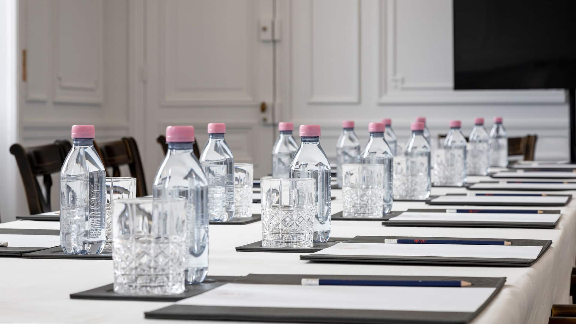 1 of 1 Hôtel du Palais Biarritz Meeting Room Details Table Set