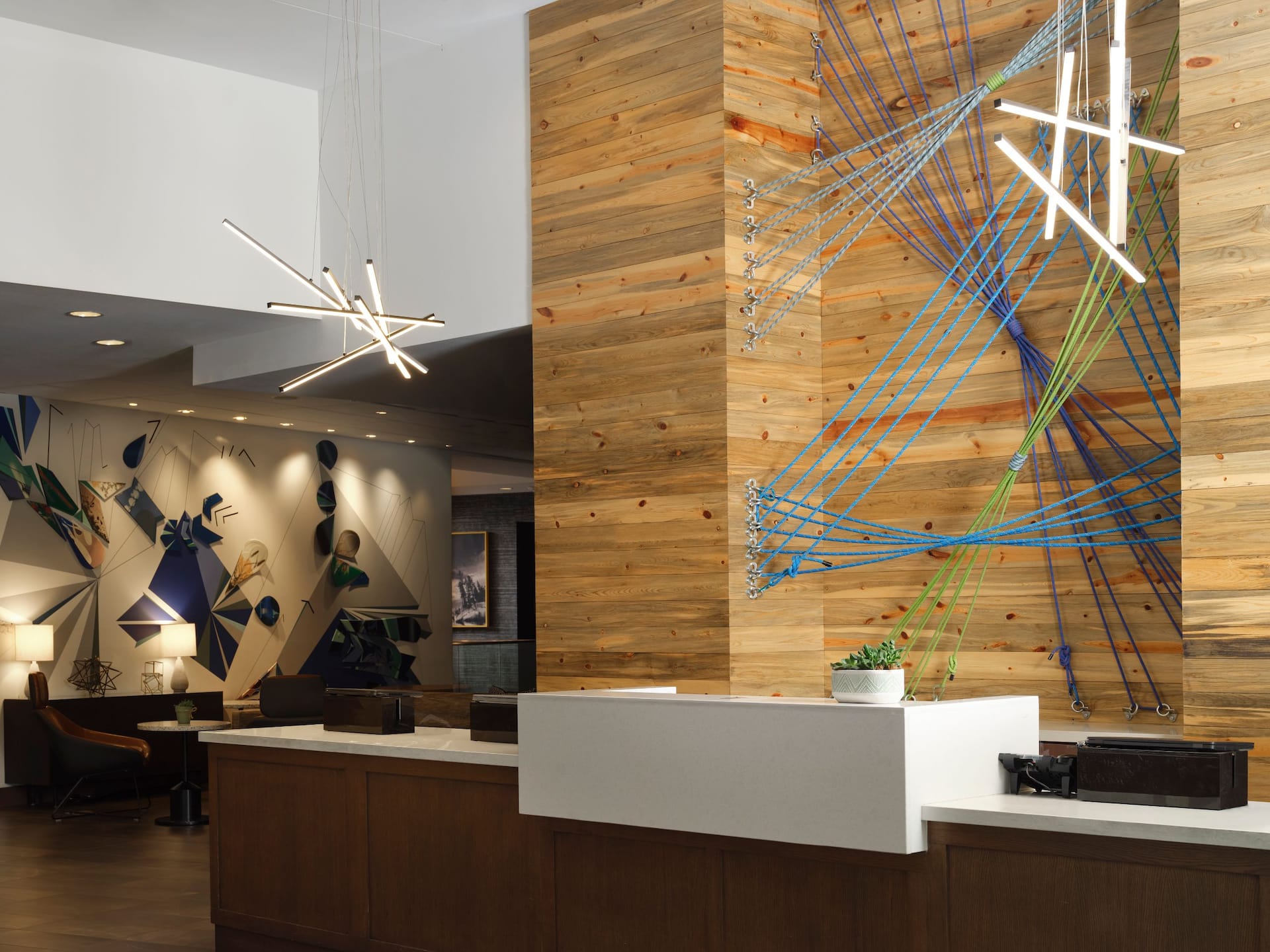 Hyatt House Denver/Downtown Lobby Front Desk