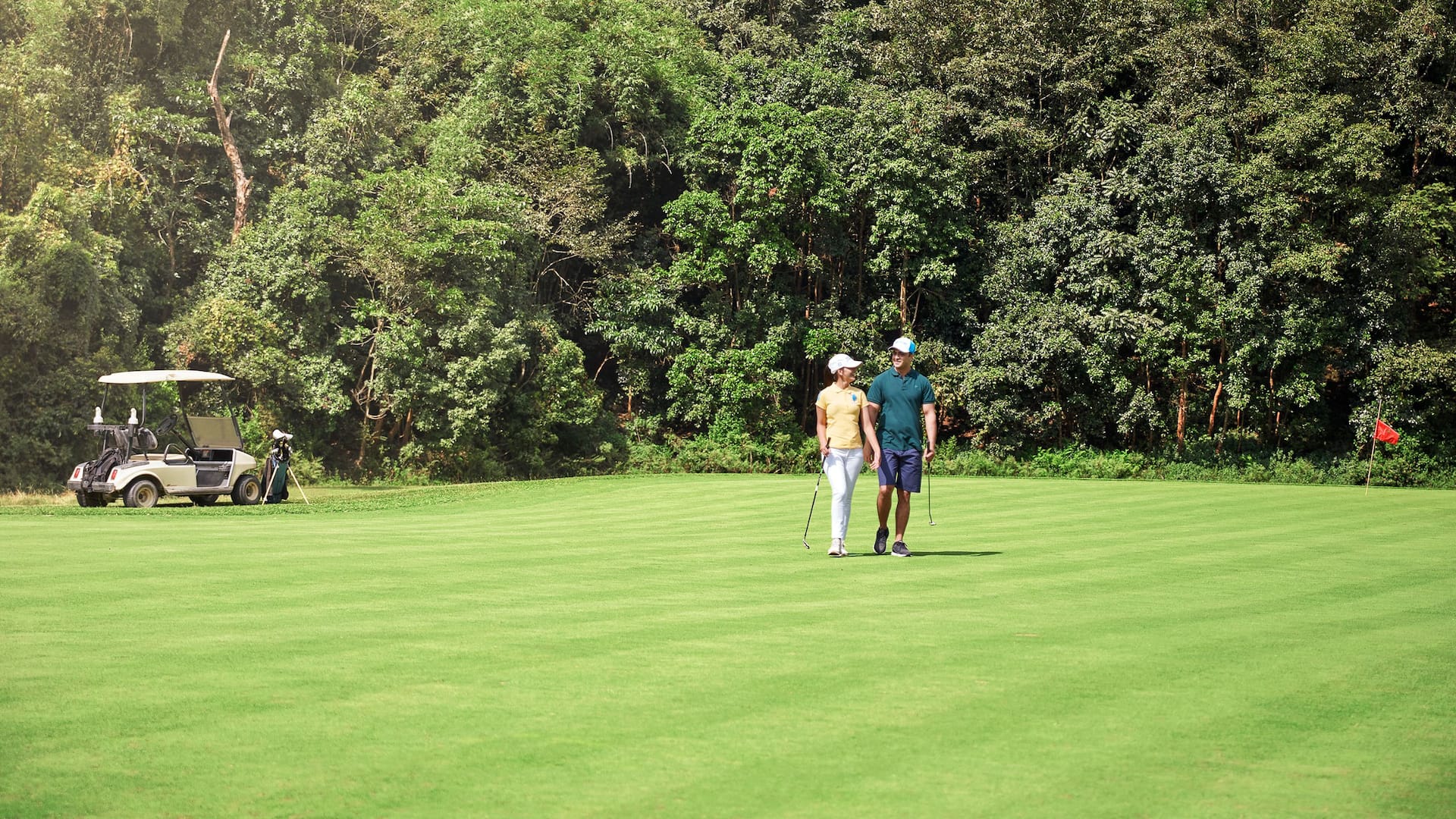 Hyatt Regency Kathmandu Couple Enjoying Golf