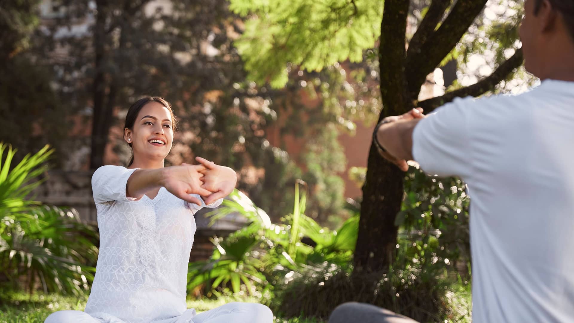 Hyatt Regency Kathmandu Woman Yoga Pose