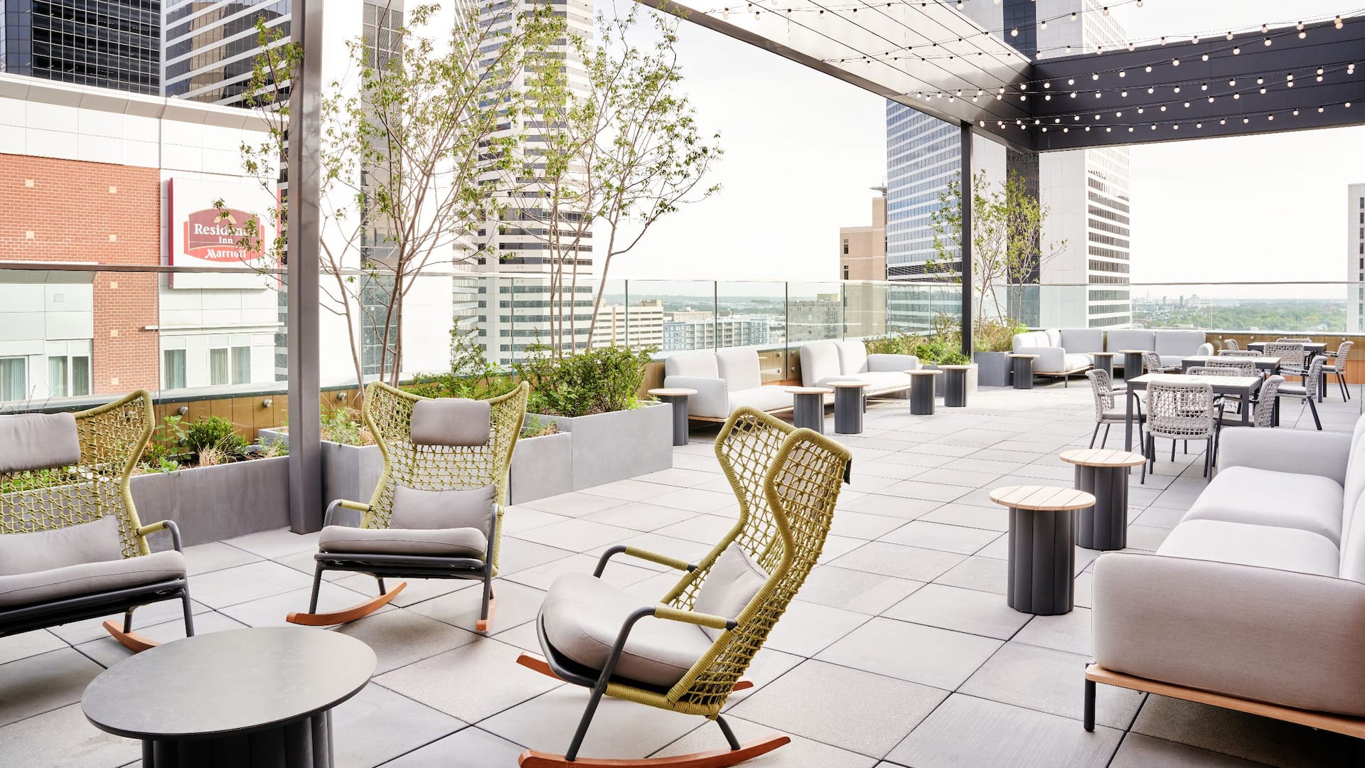 3 of 3 Hyatt Centric Downtown Denver Rooftop Terrace Sitting Area