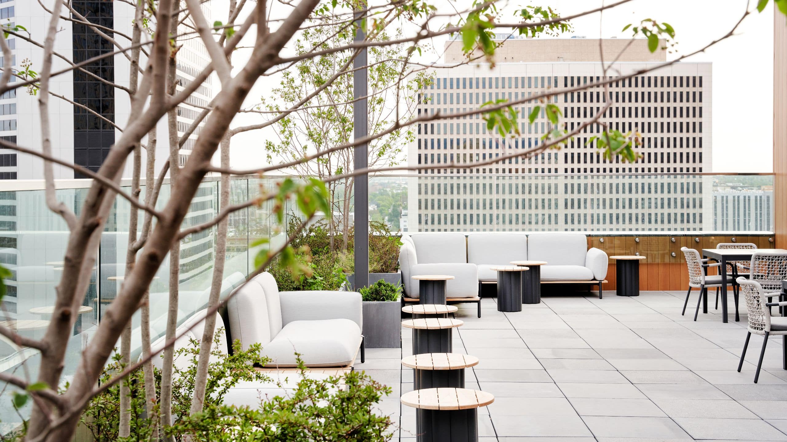 Hyatt Centric Downtown Denver Rooftop Terrace Accents
