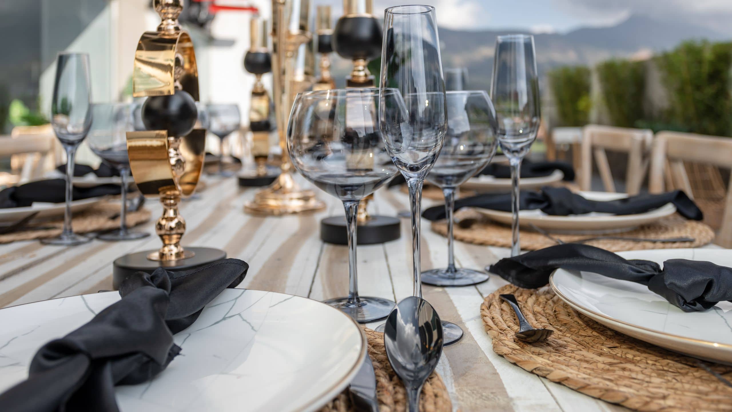 Hyatt Centric San Salvador Outdoor Event Glassware