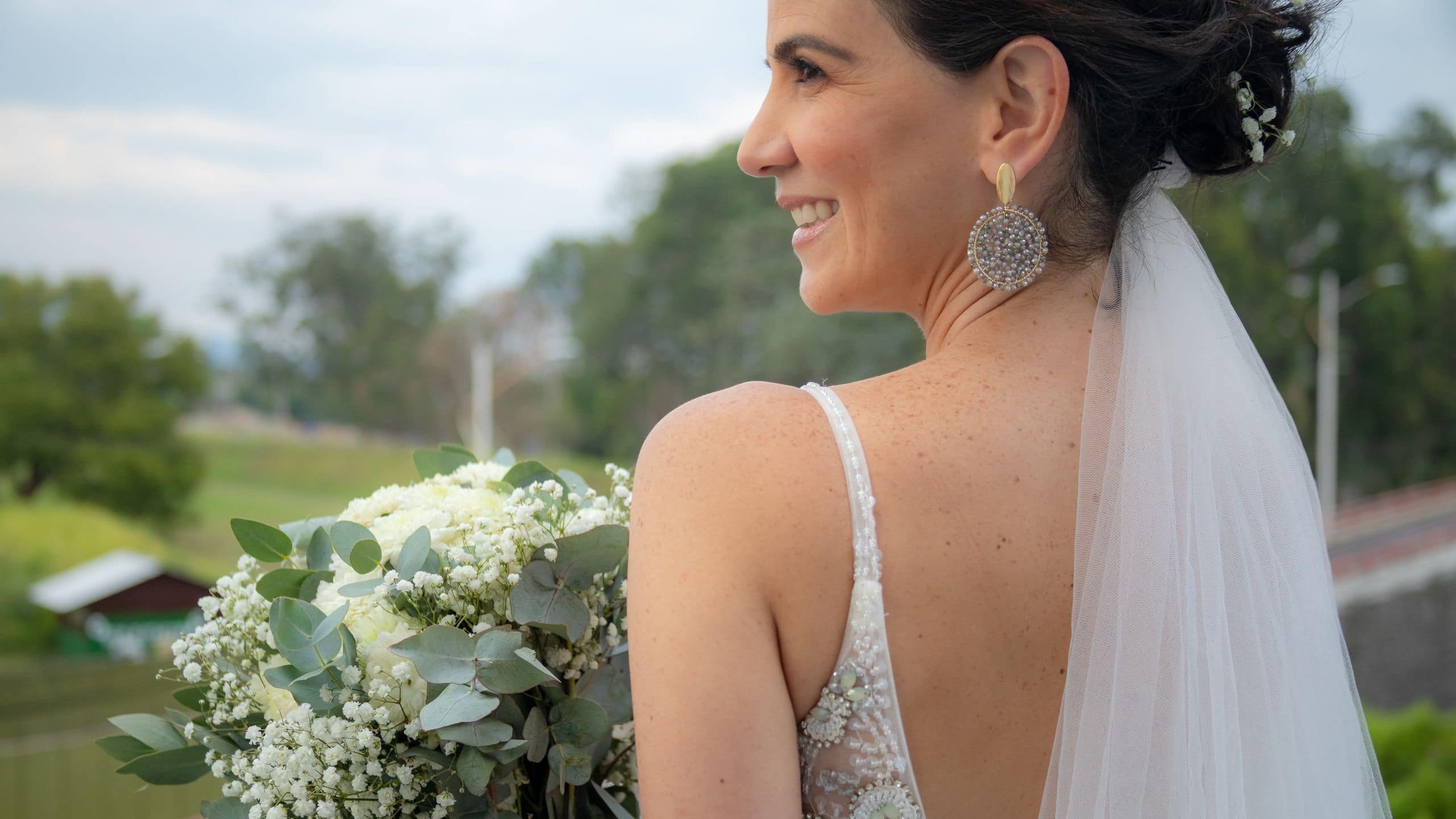 Hyatt Centric San Salvador Wedding Bride Flowers