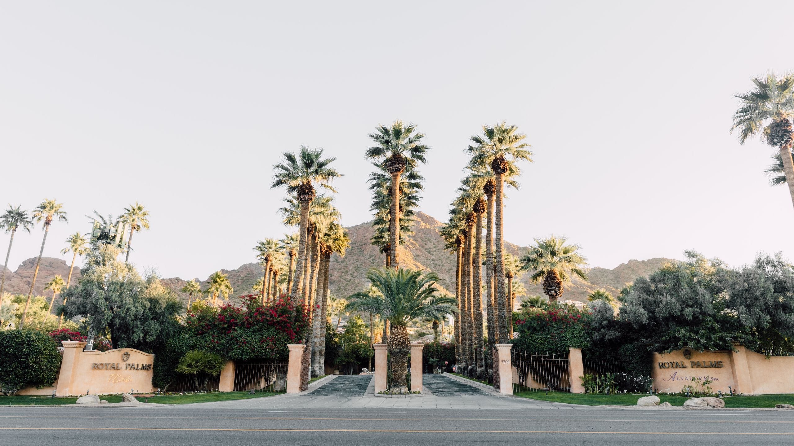 Royal Palms Resort and Spa Entrance Street View