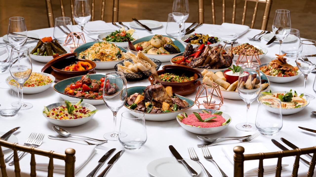 Catering options at Andaz London Liverpool Street