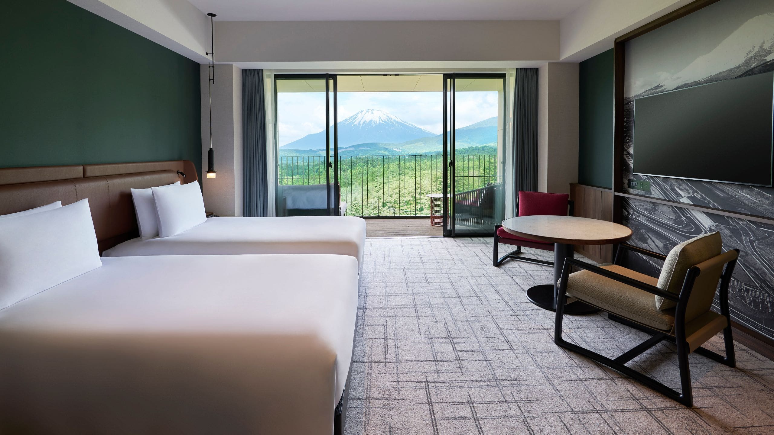 1 of 3 FUJI Speedway HOTEL Guestroom With Mount Fuji View