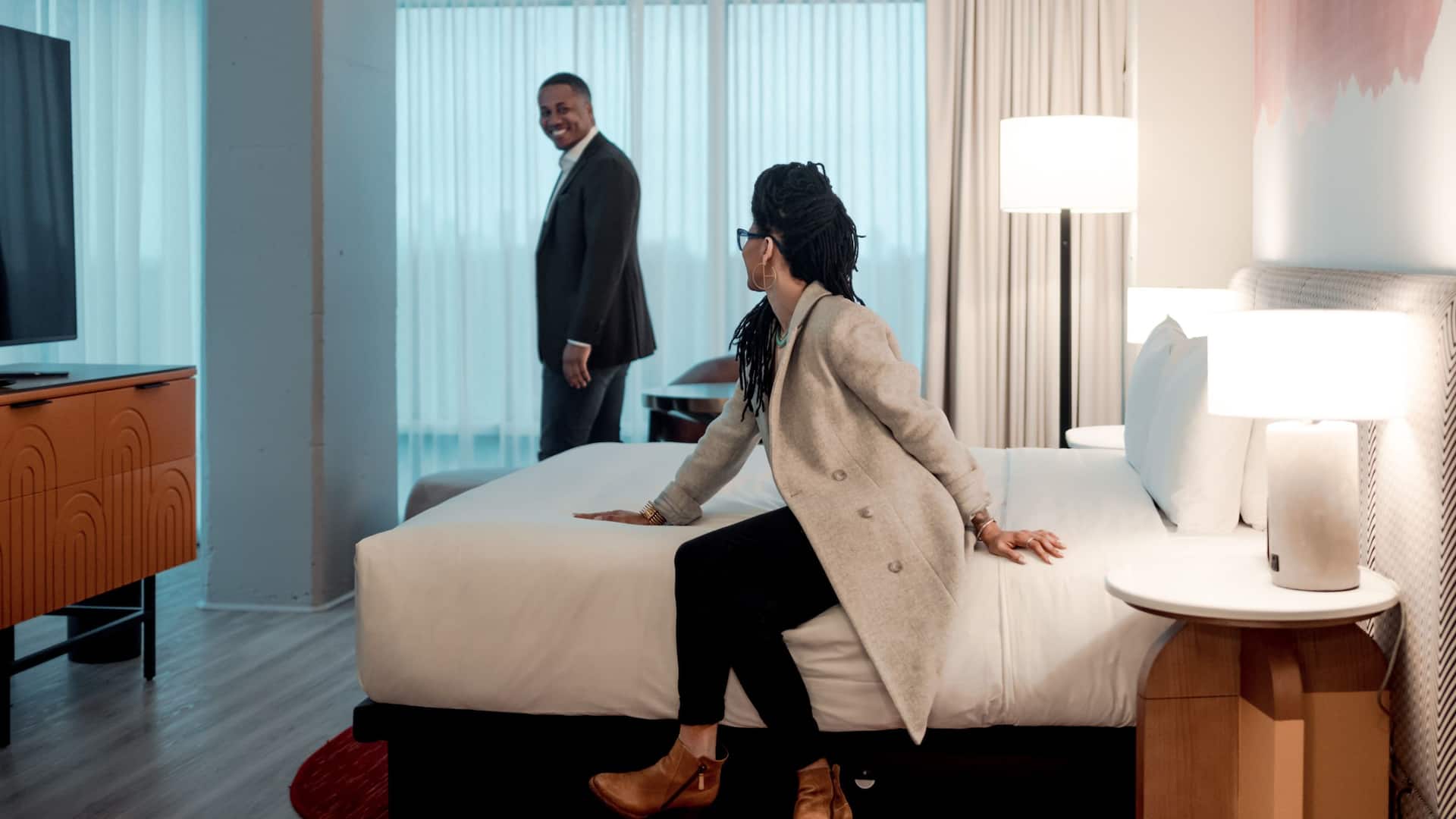 7 of 8 Hyatt Centric Buckhead Atlanta Guestroom Couple