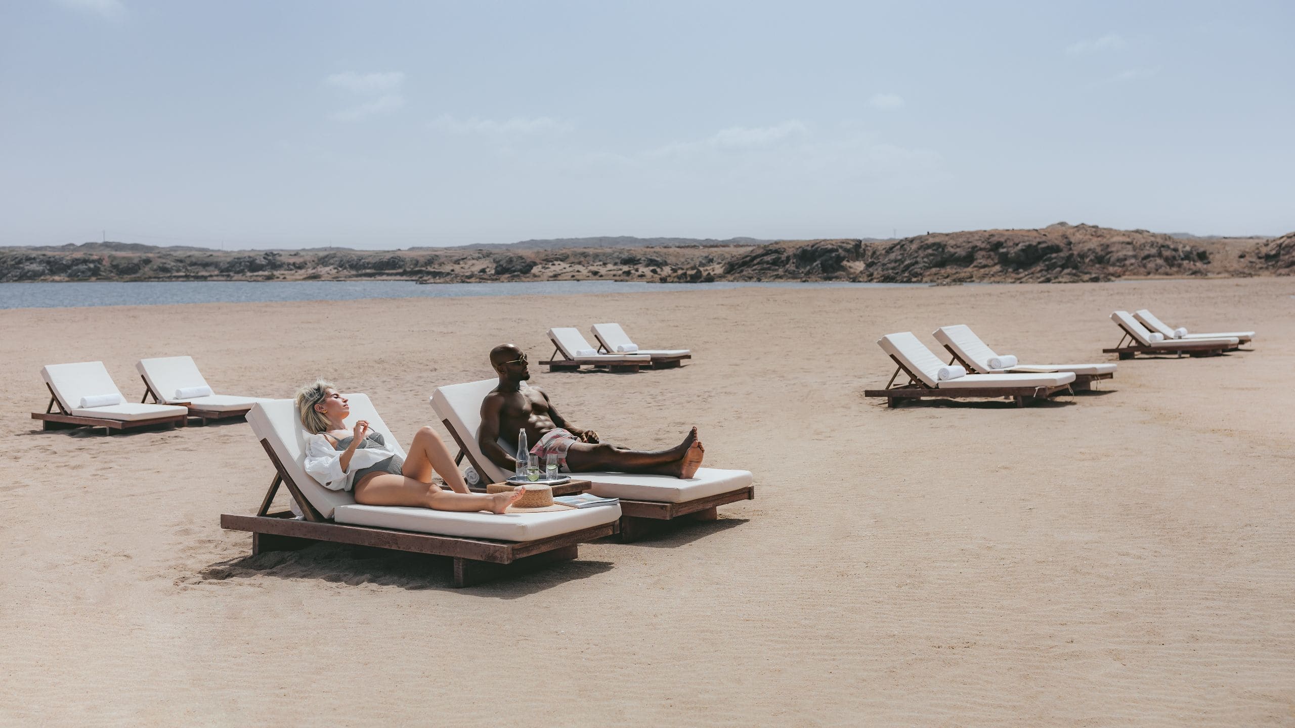 Alila Hinu Bay Couple Beach Seating