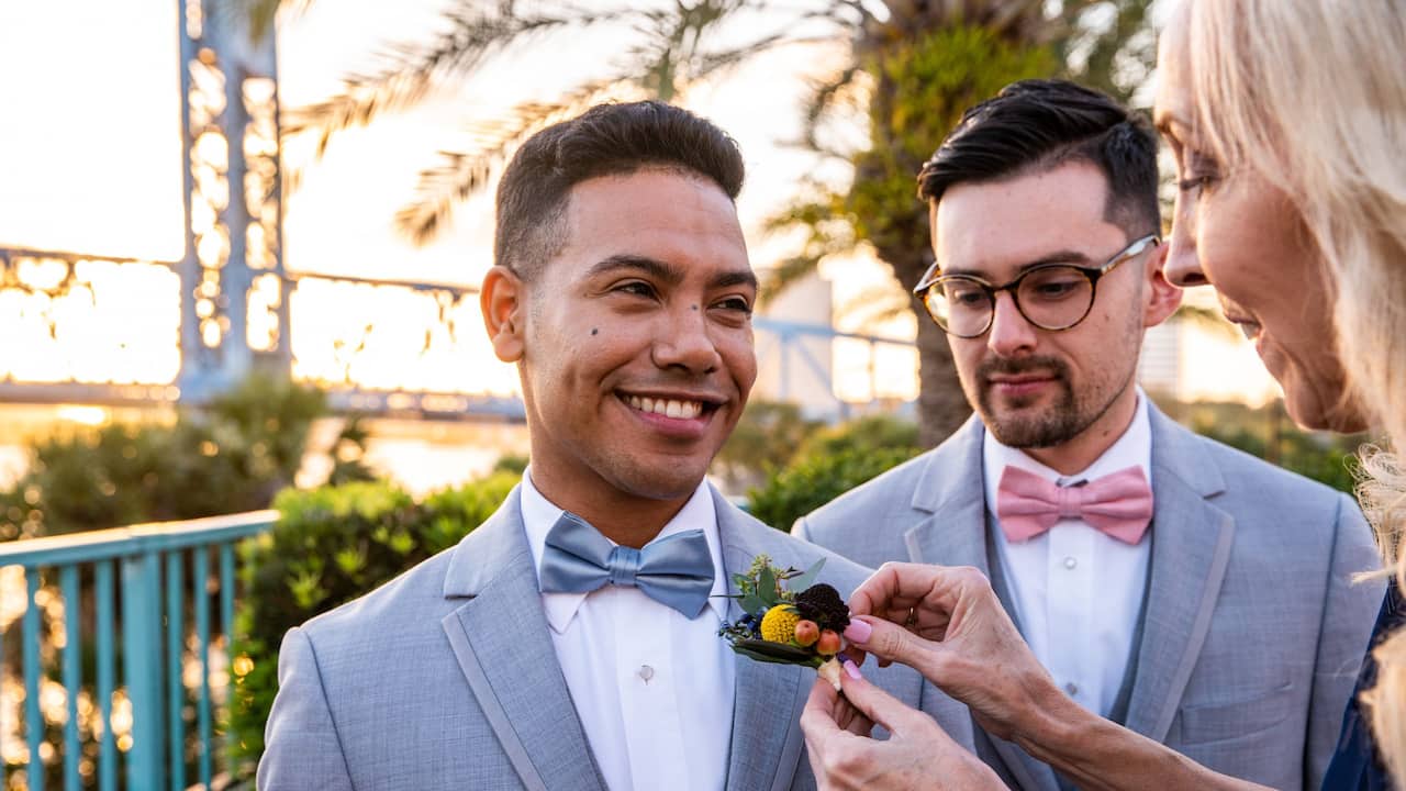 River Deck Grooms Boutonniere