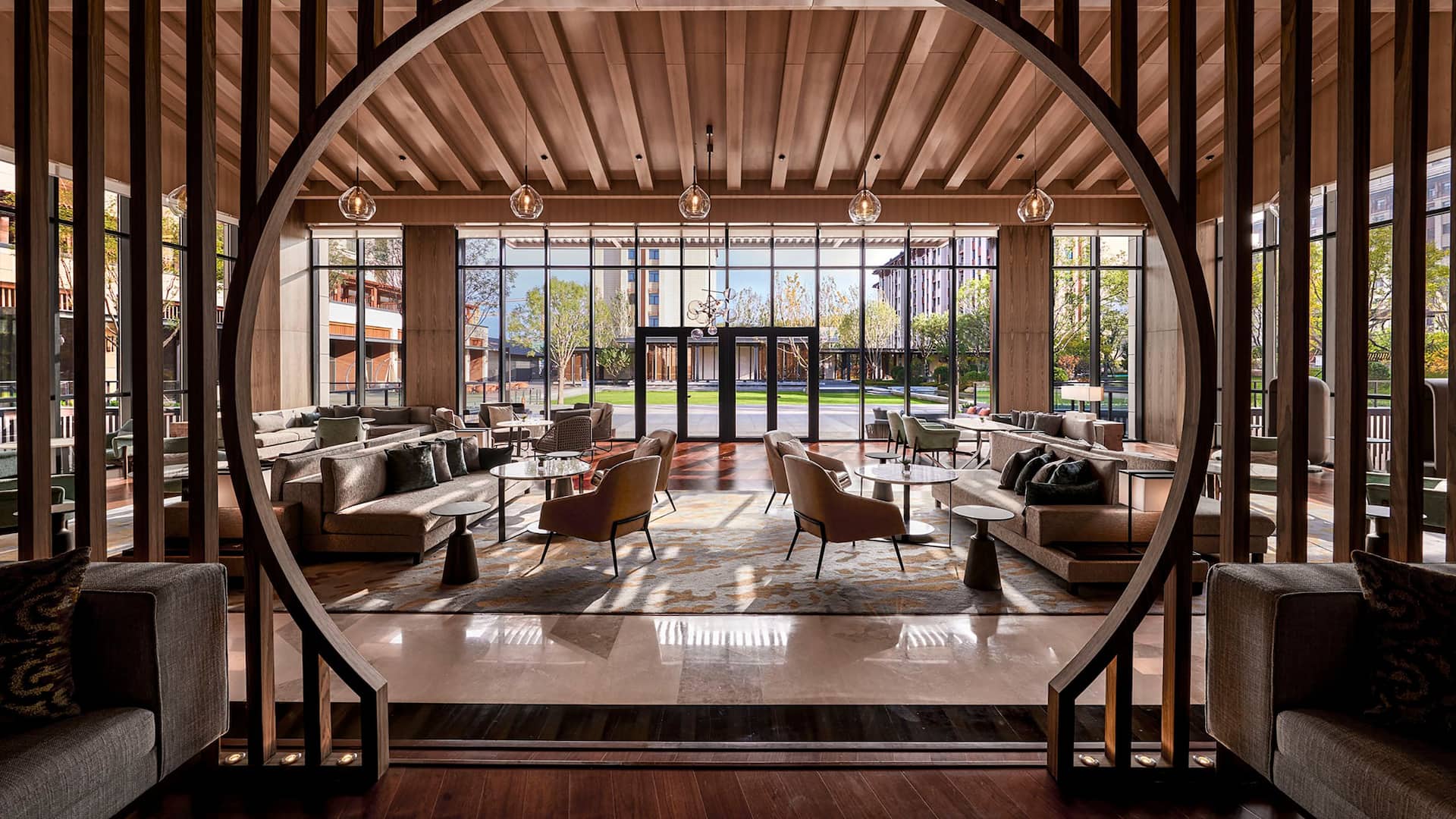 Hyatt Regency Beijing Shiyuan Lobby Lounge Seating