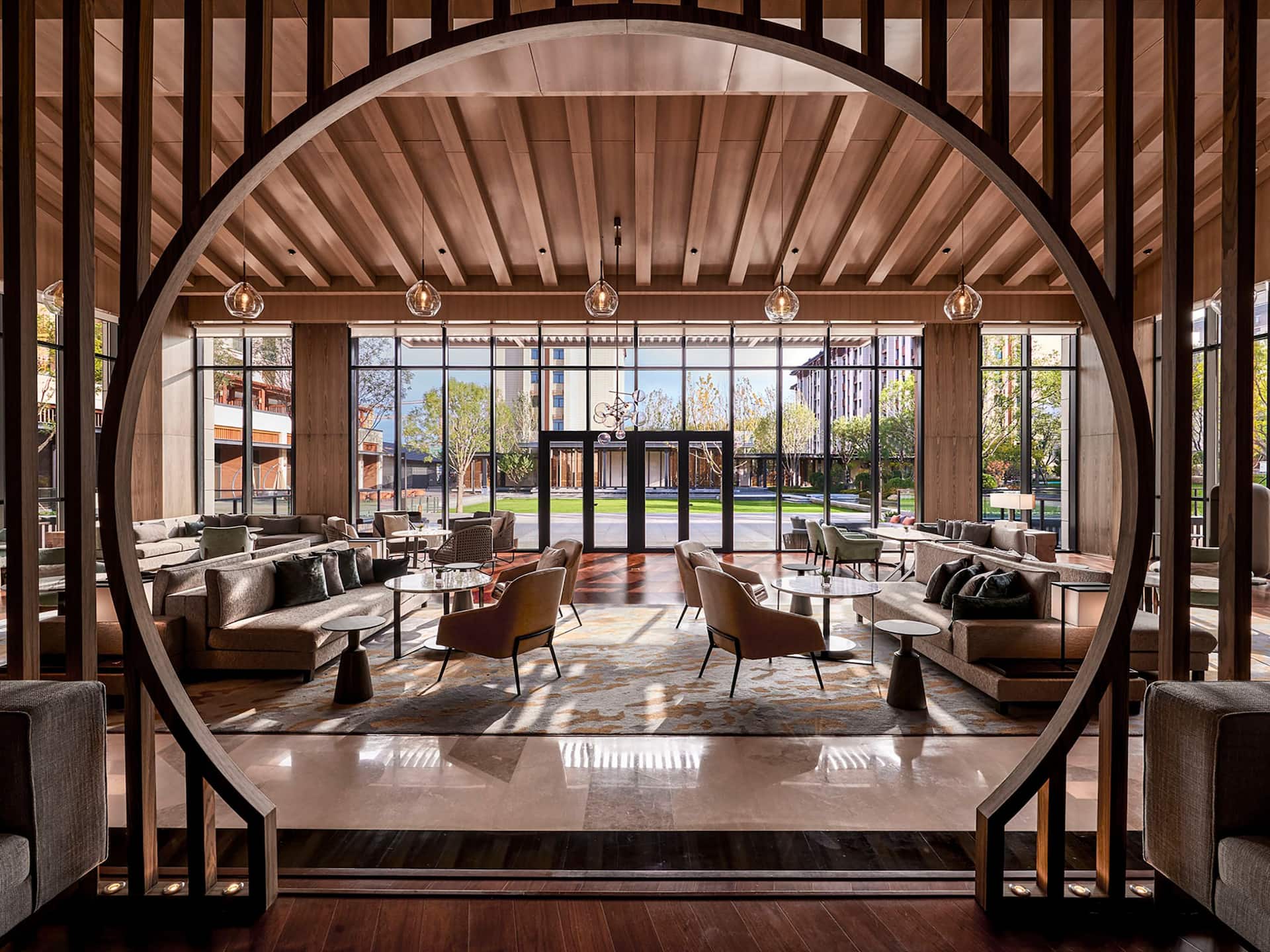 Hyatt Regency Beijing Shiyuan Lobby Lounge Seating