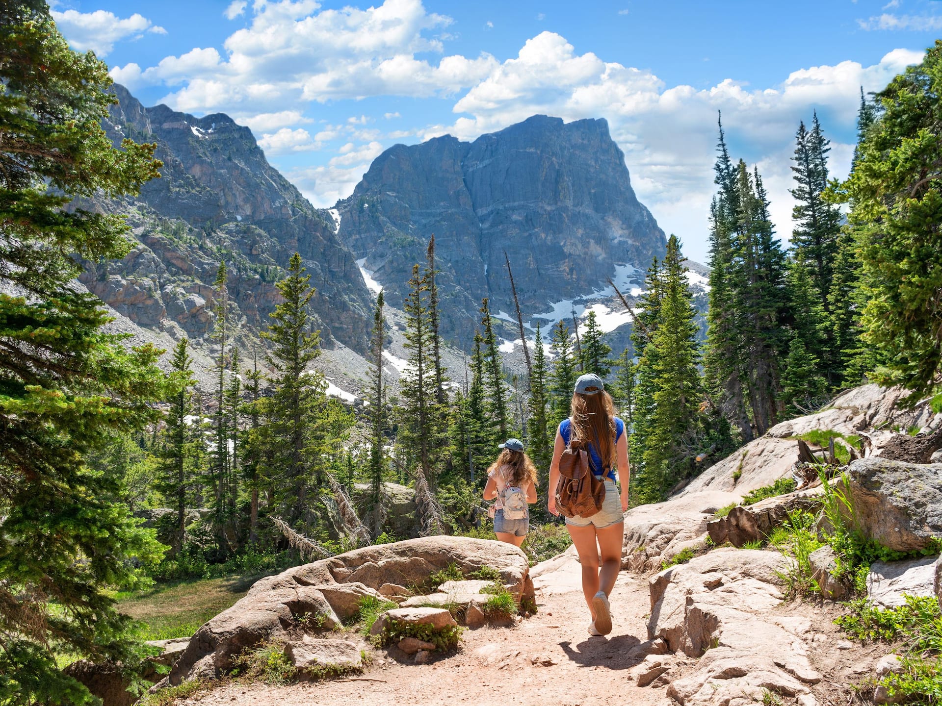 Hyatt Regency Denver at Colorado Convention Center Girls Hiking Emerald Lake Trail