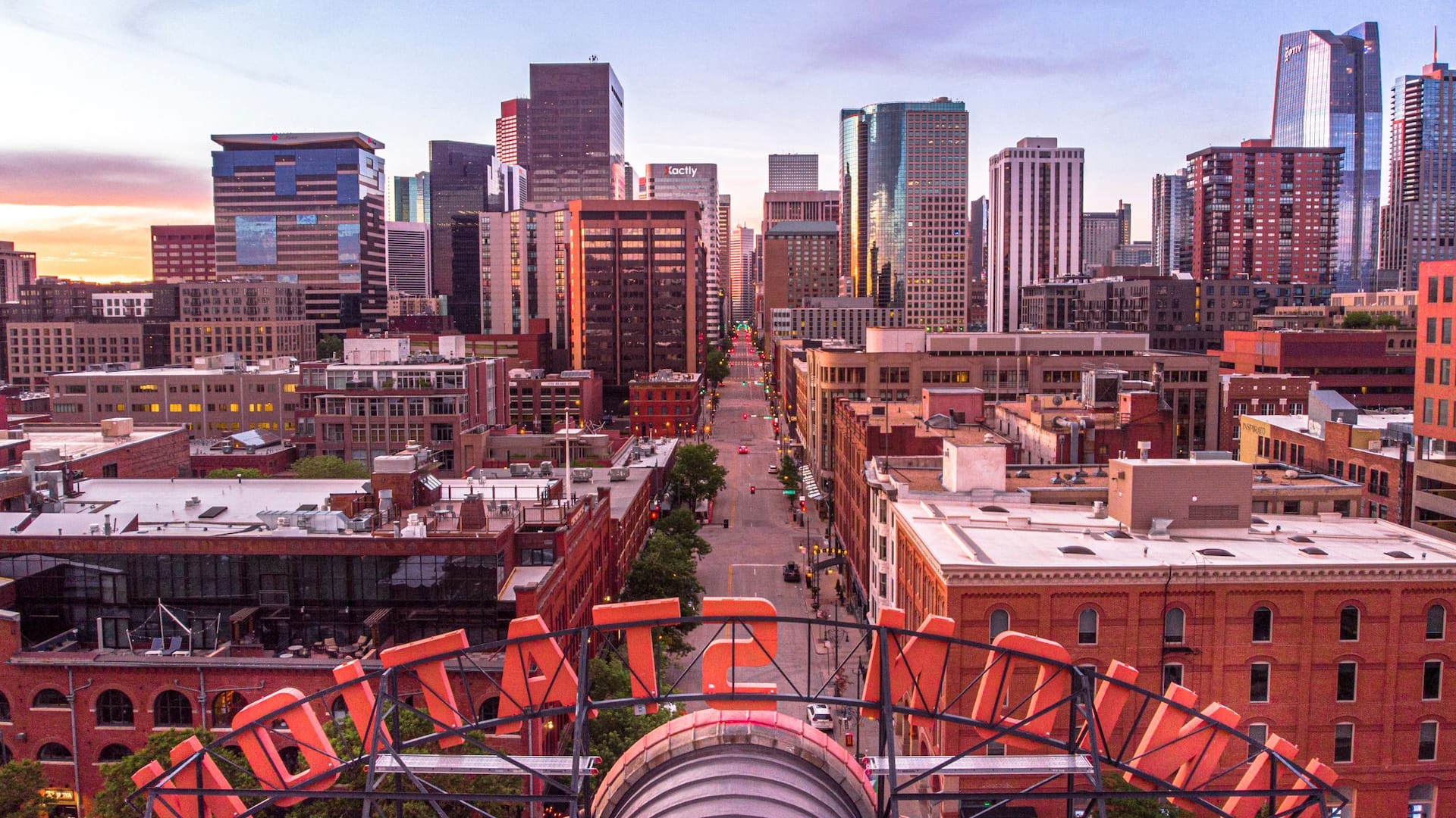 Hyatt Regency Denver at Colorado Convention Center Union Station At Sunset