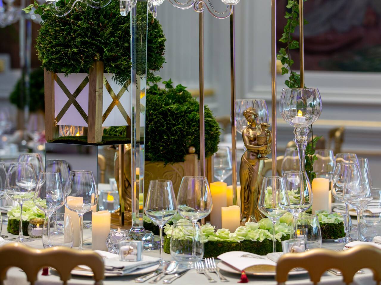 Luxury Wedding at Hotel du Palais Biarritz Set up