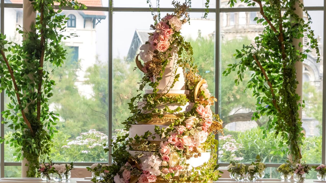 Mariage reception hotel du palais biarritz fleur decoration