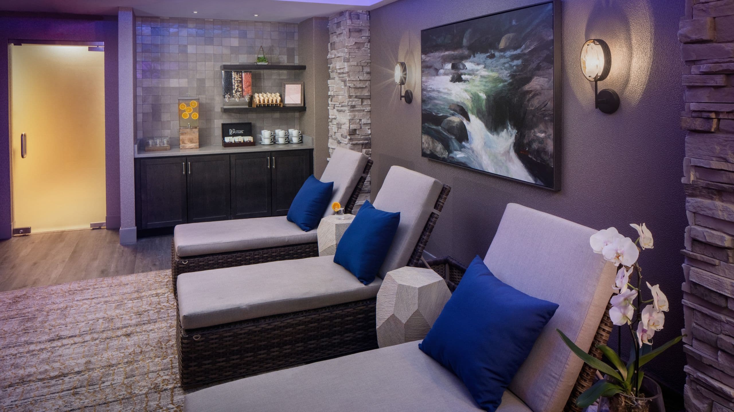 The Elms Hotel & Spa Spa Sancuary Refreshments