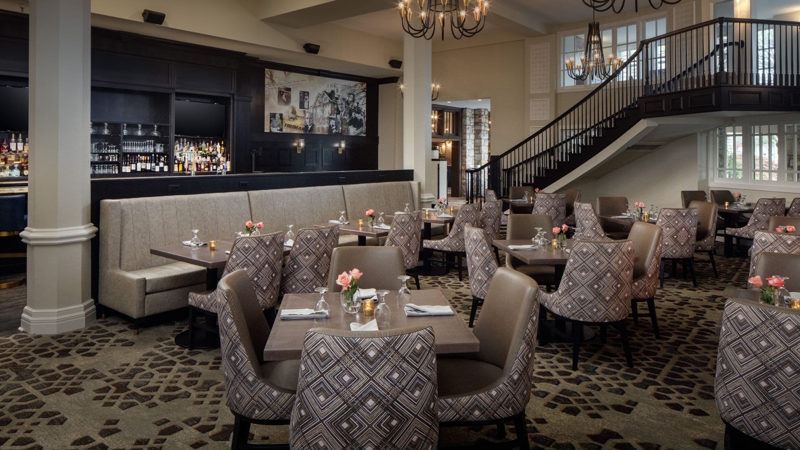 The Elms Hotel & Spa Three Owls Restaurant Dining Room