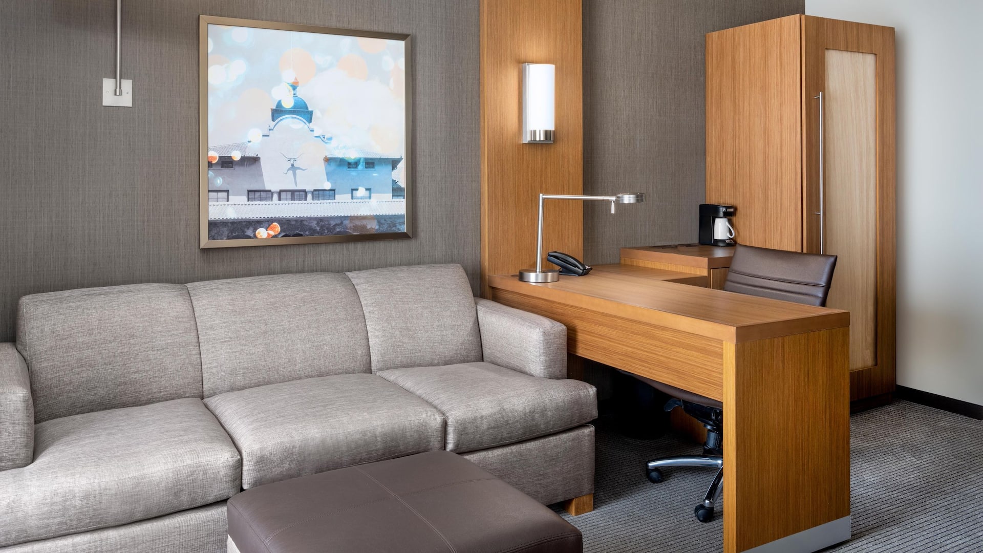 Hyatt Place Fort Worth / Alliance Town Center Suite Living Room Couch