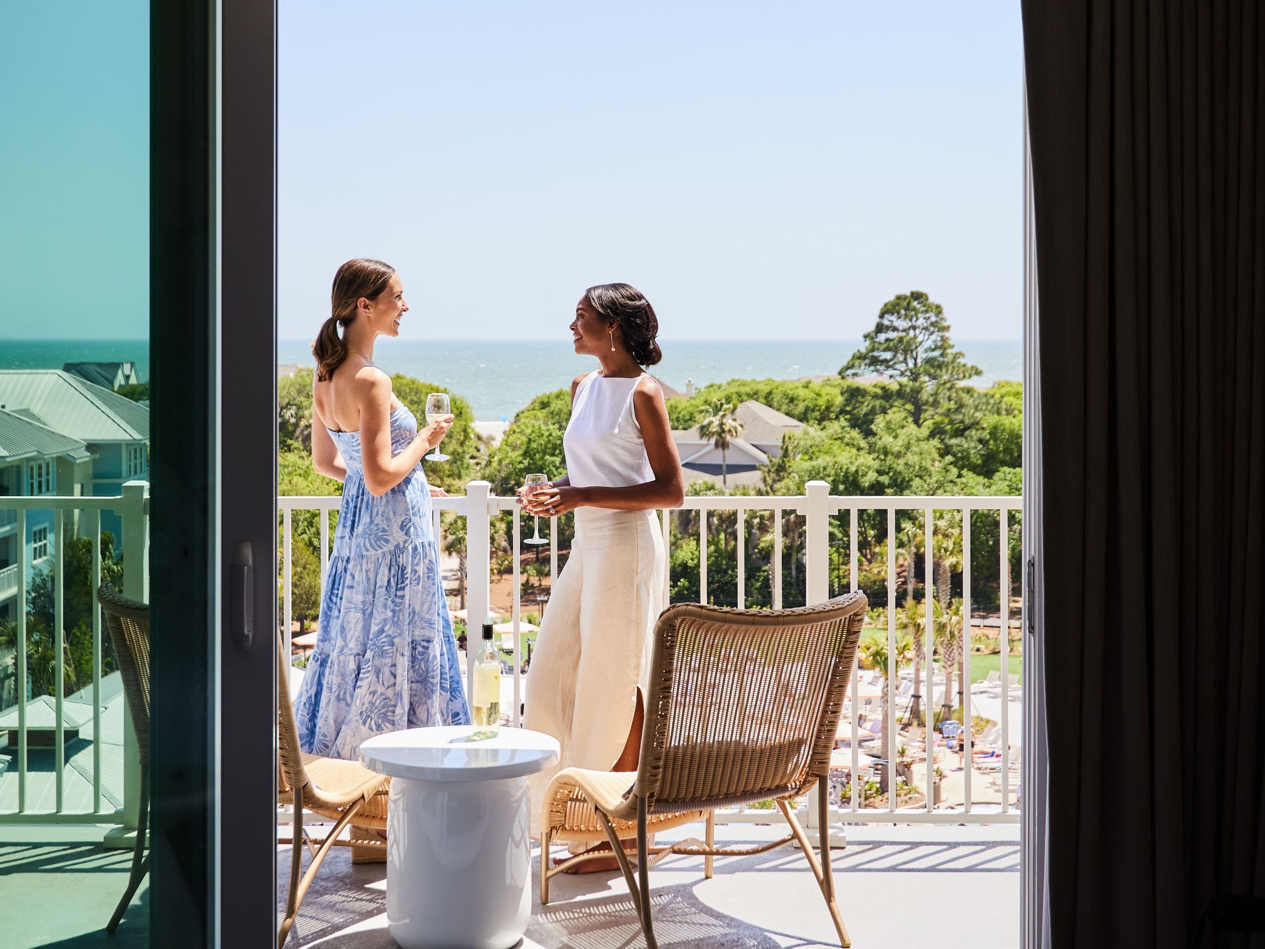 Wild Dunes Resort - Sweetgrass Inn and Boardwalk Inn Friends Balcony
