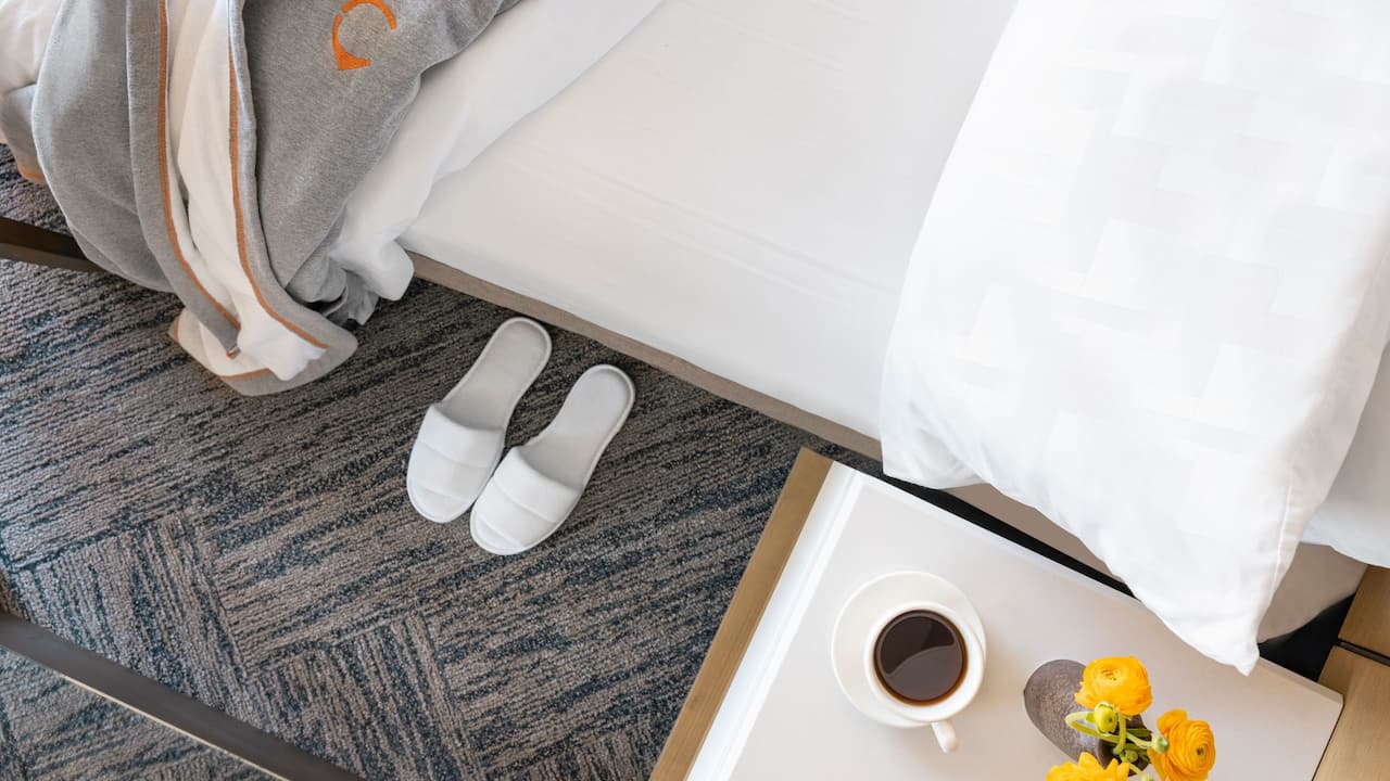 Bed Side Slippers Coffee