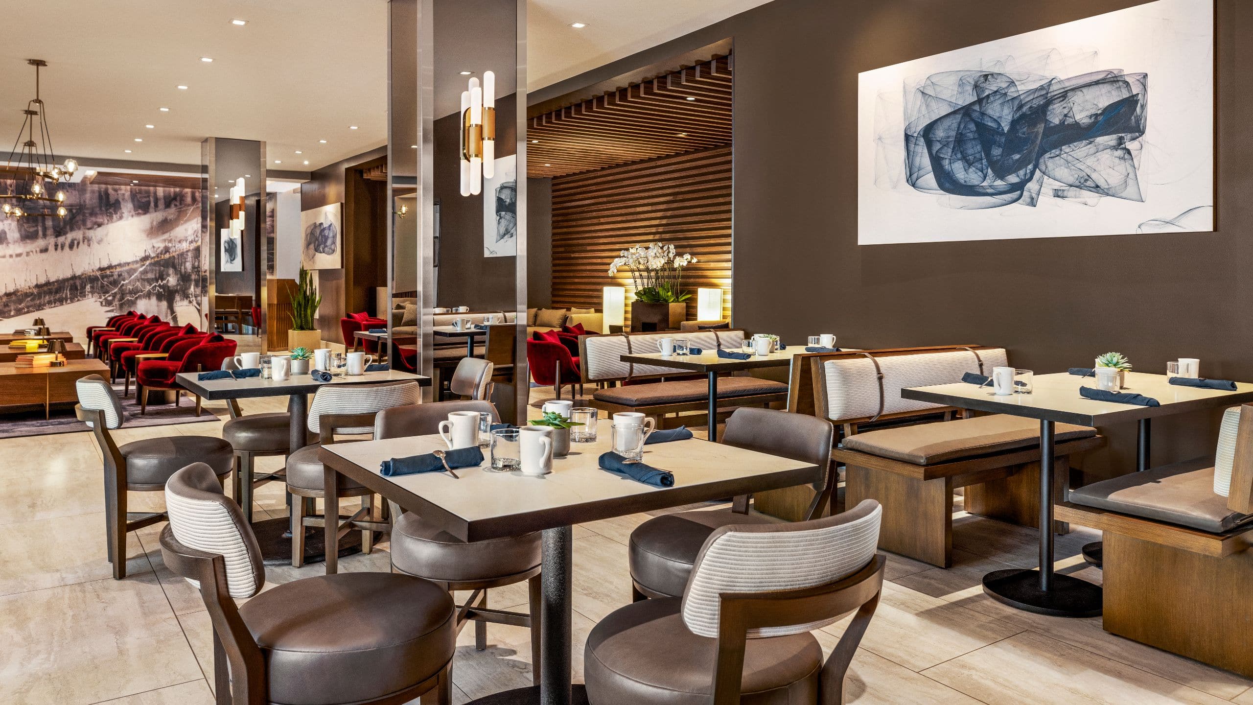 Hyatt Centric Santa Clara Silicon Valley Restaurant Dining Area