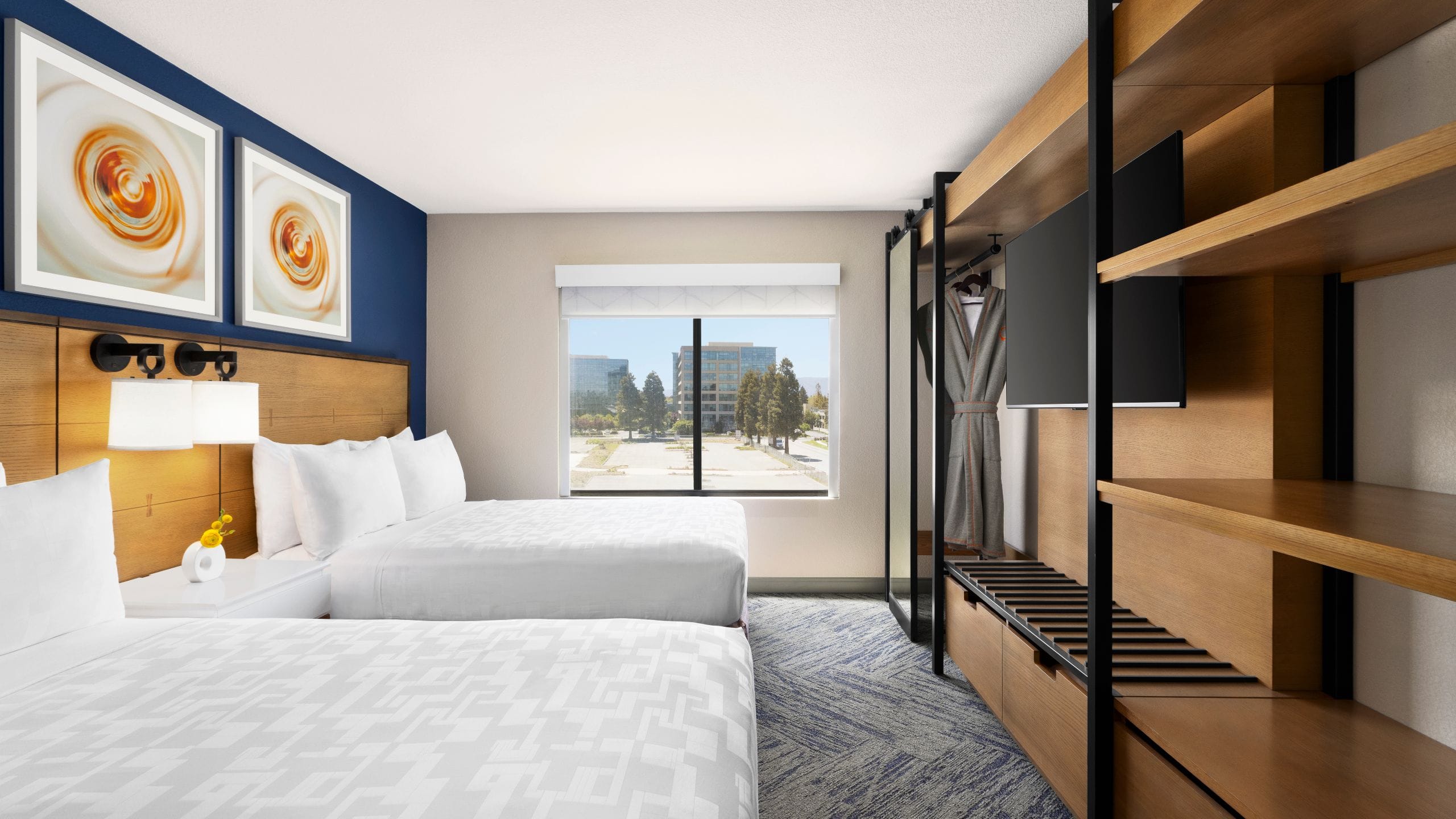 Hyatt Centric Santa Clara Silicon Valley One Bedroom Two Queen Beds