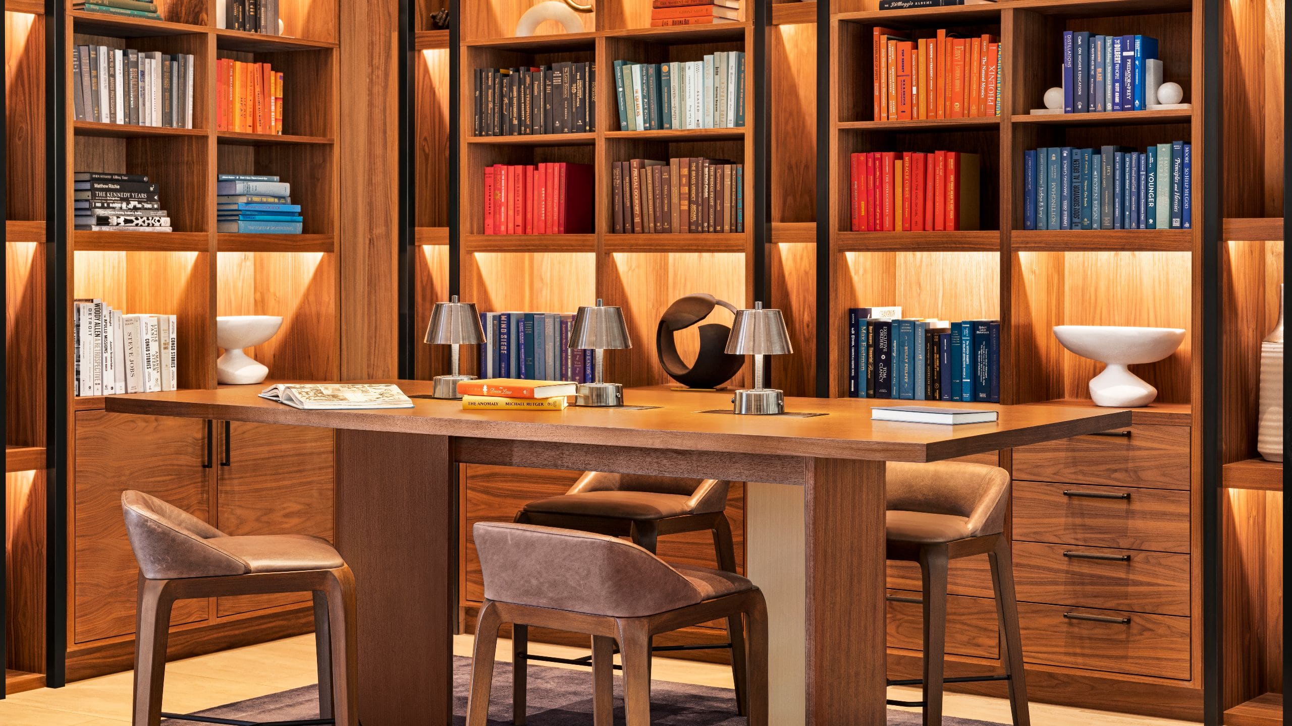 Hyatt Centric Santa Clara Silicon Valley Library Table Seating