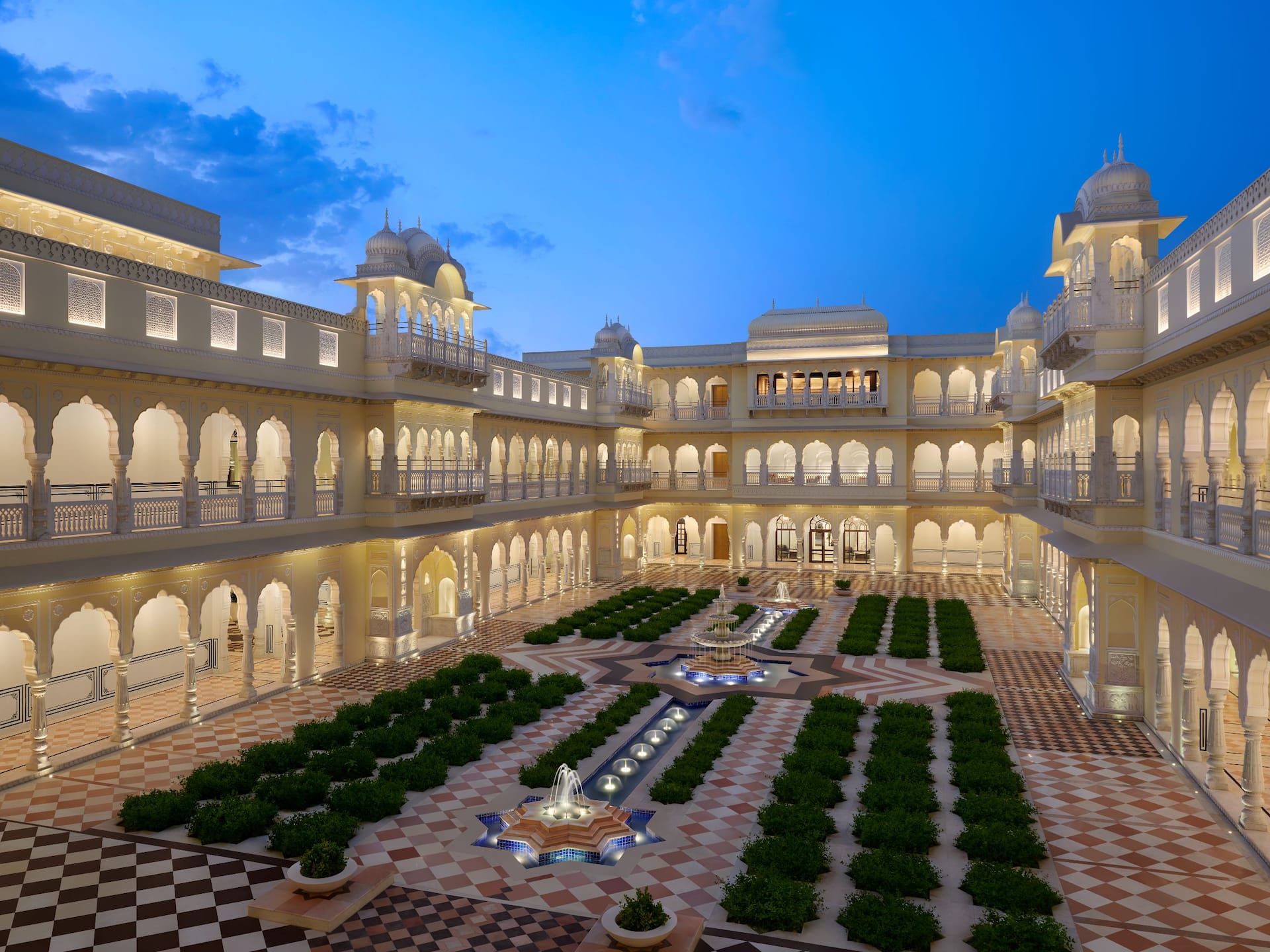 Hyatt Regency Jaipur Mansarovar Central Courtyard