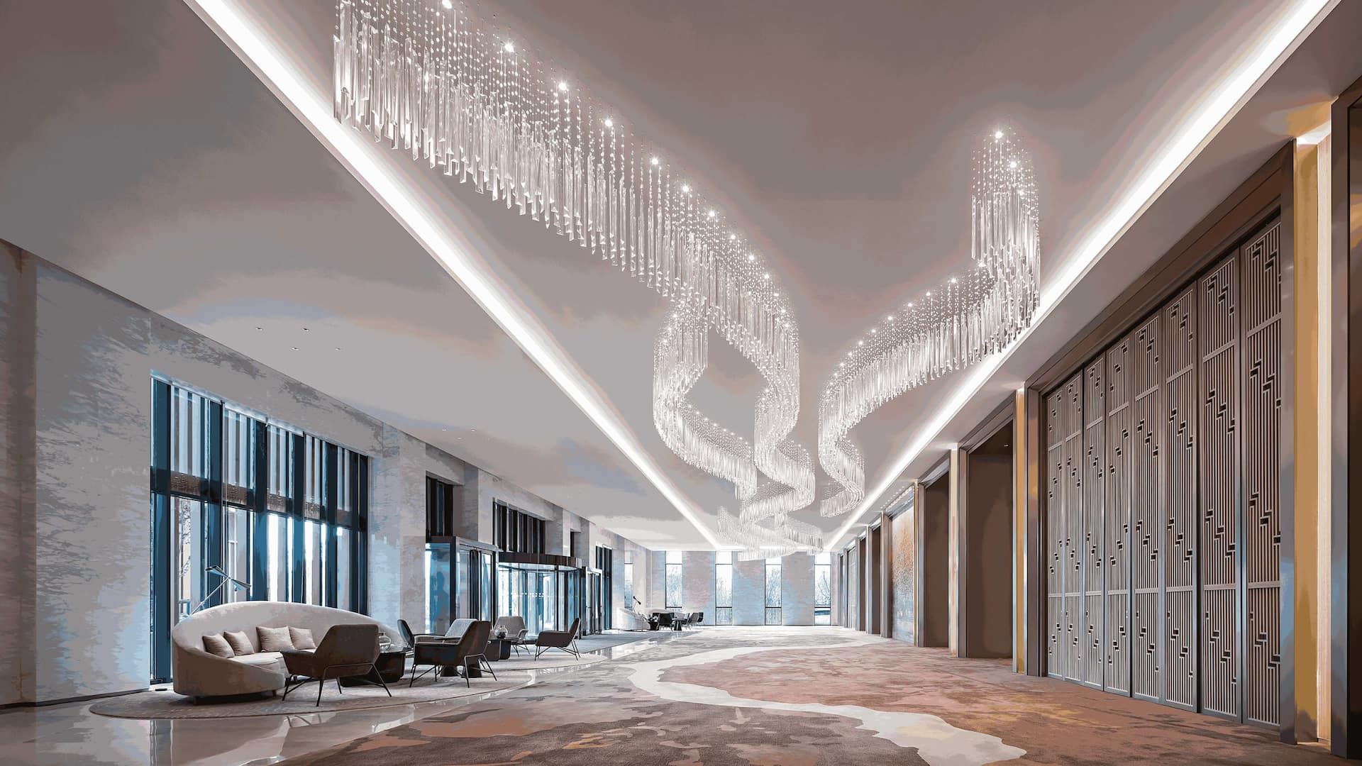 Hyatt Regency Beijing Shiyuan Ballroom Foyer Seating