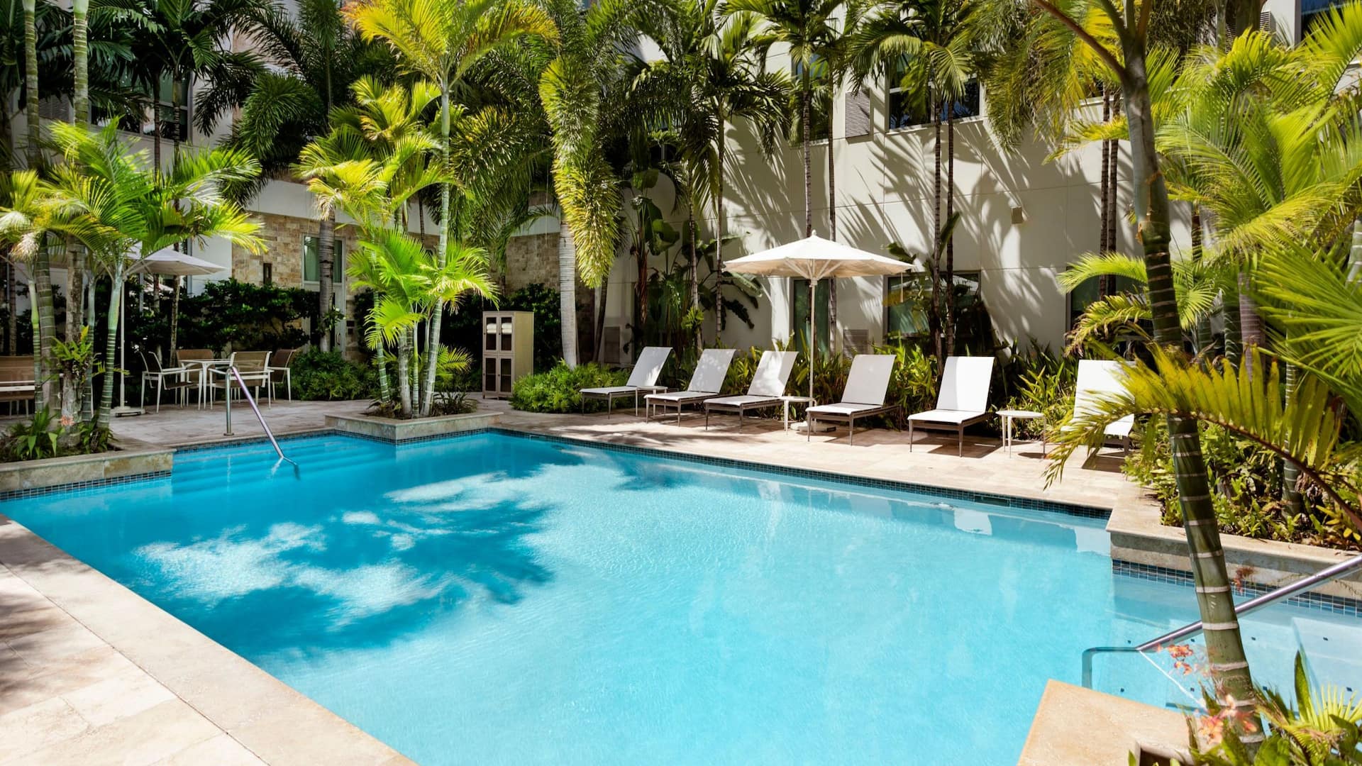 Hyatt House San Juan Pool Side View