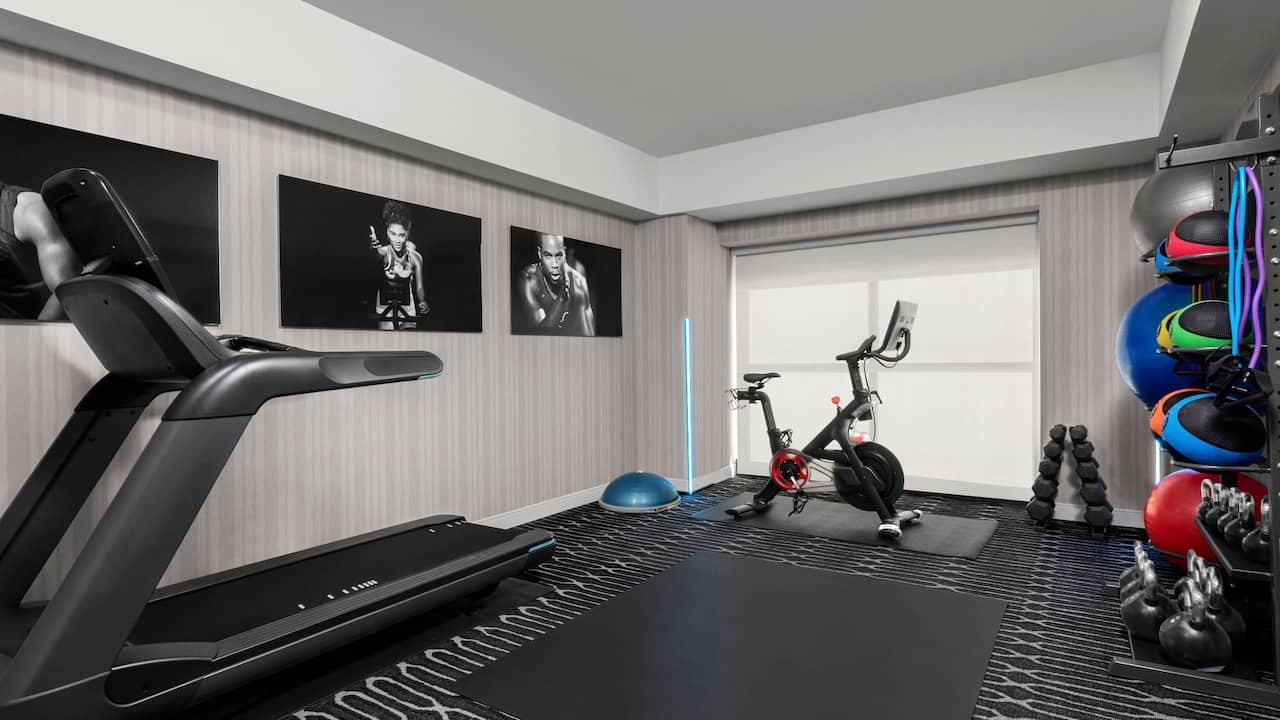 Fitness Studio Stationary Bike Treadmill