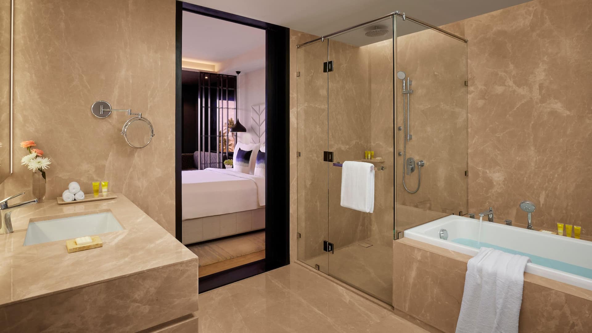 3 of 3 Hyatt Centric Juhu Mumbai Studio Suite Bathroom