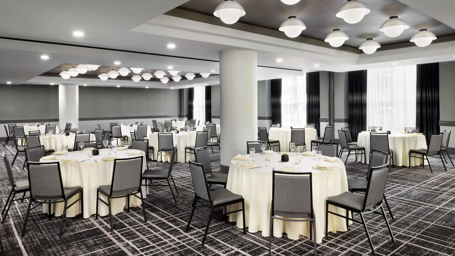 1 of 1 Hyatt Regency San Francisco Downtown SOMA Meeting Room Atelier Round Tables Setup