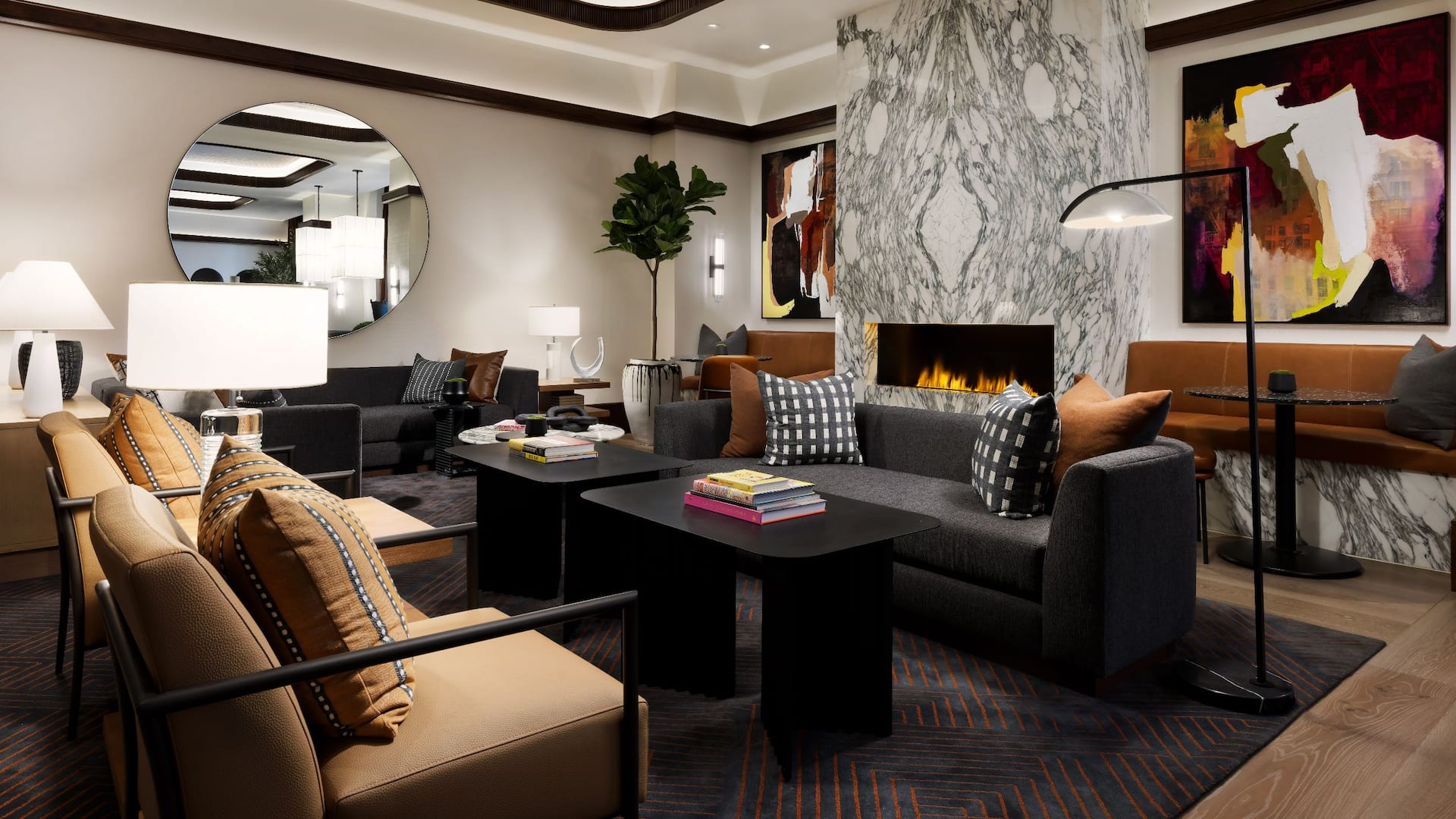 Hyatt Regency San Francisco Downtown SOMA Regency Lounge Couch Chairs