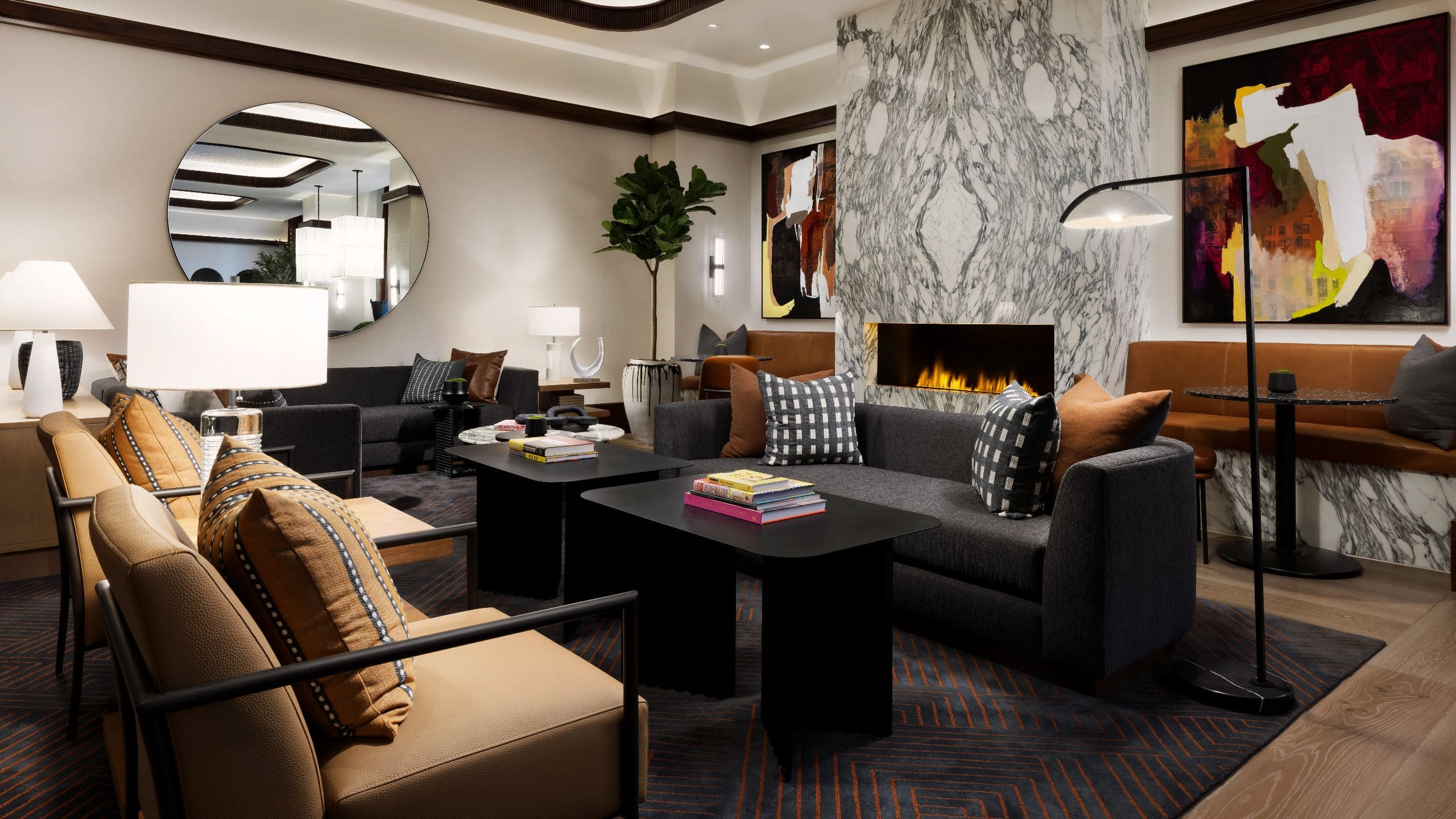 Hyatt Regency San Francisco Downtown SOMA Regency Lounge Couch Chairs