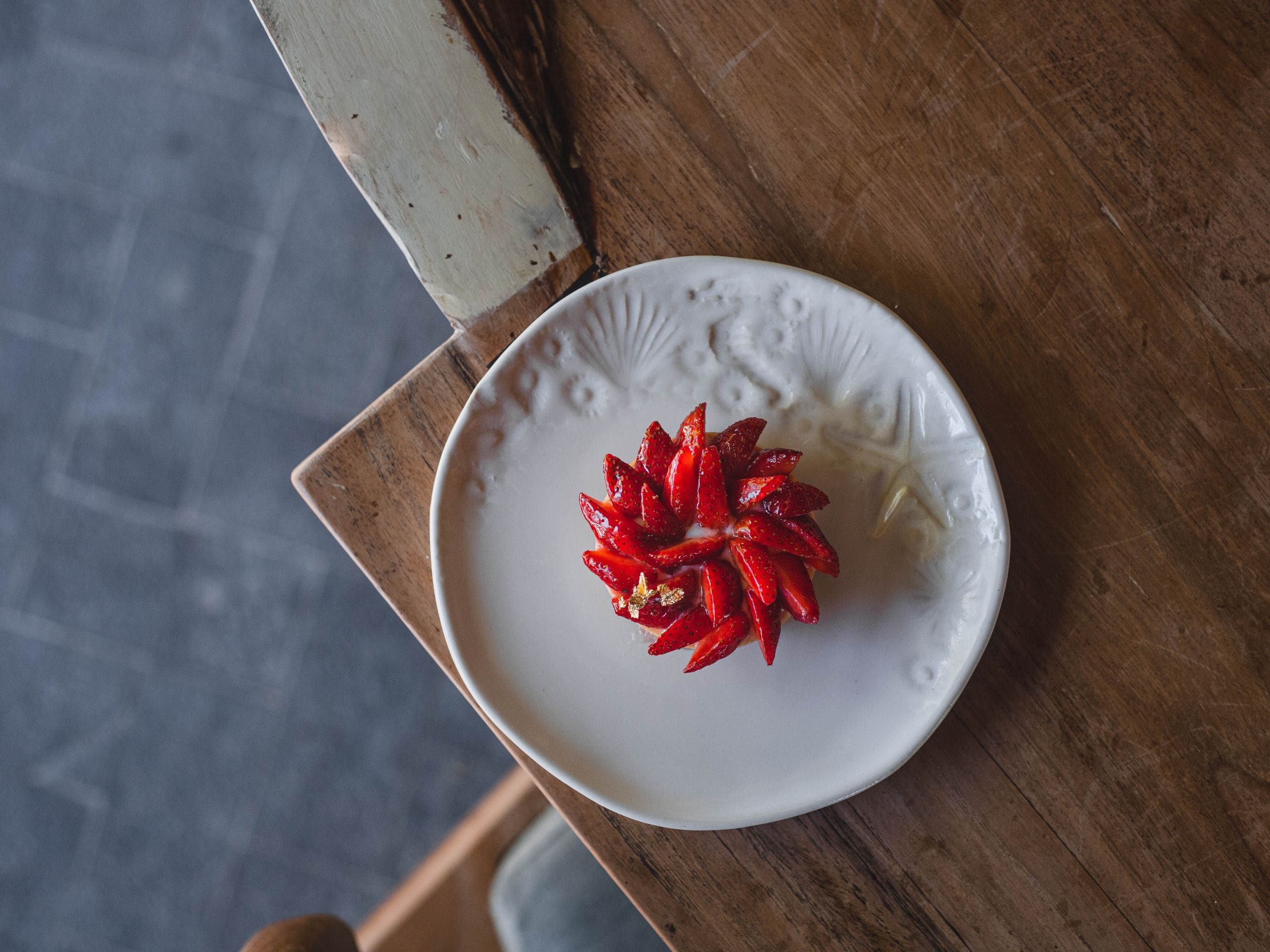 Andaz Bali Sunday Brunch Strawberry From Above