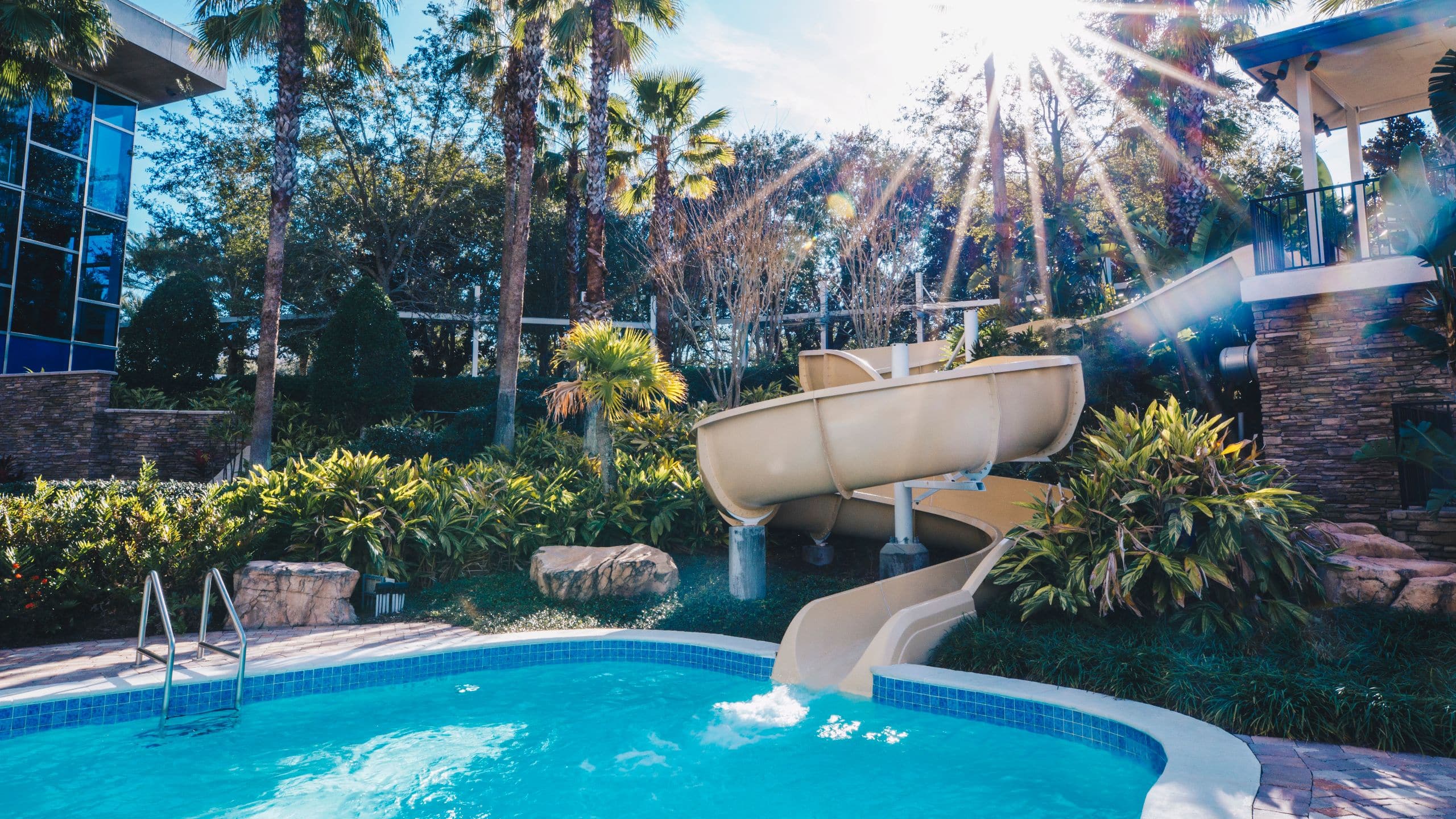 Hyatt Regency Orlando Grotto Pool Slide