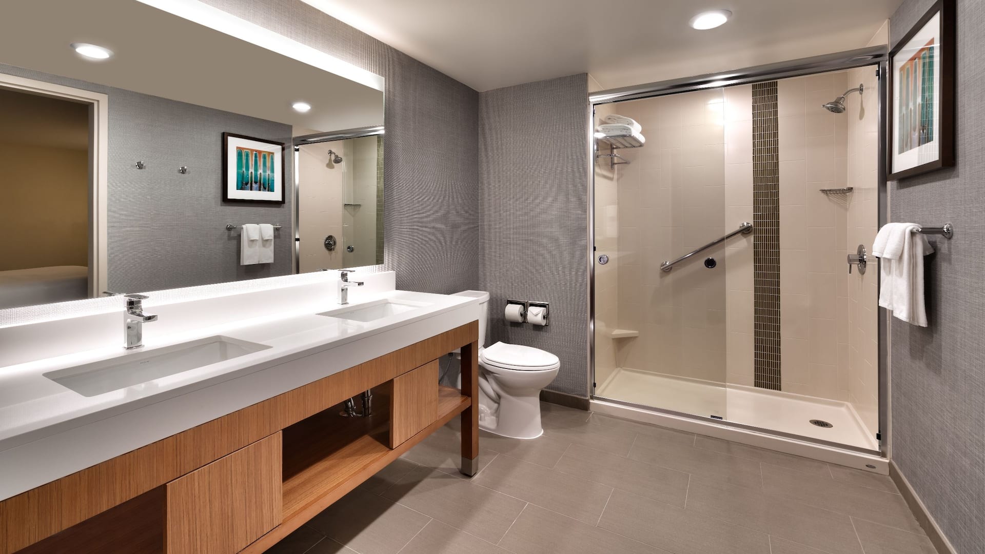 5/5 Hyatt Place Boise/Downtown King Suite Bathroom