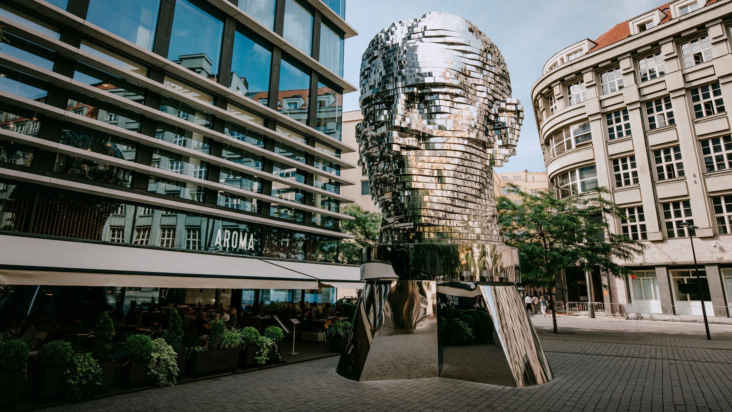 Andaz Prague Prague Rotating Kafka Head