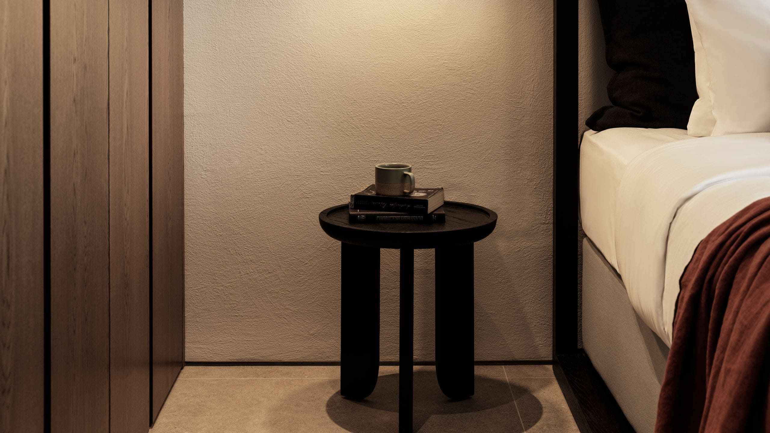 7/10 Magma Resort Santorini Suite Bedside Table