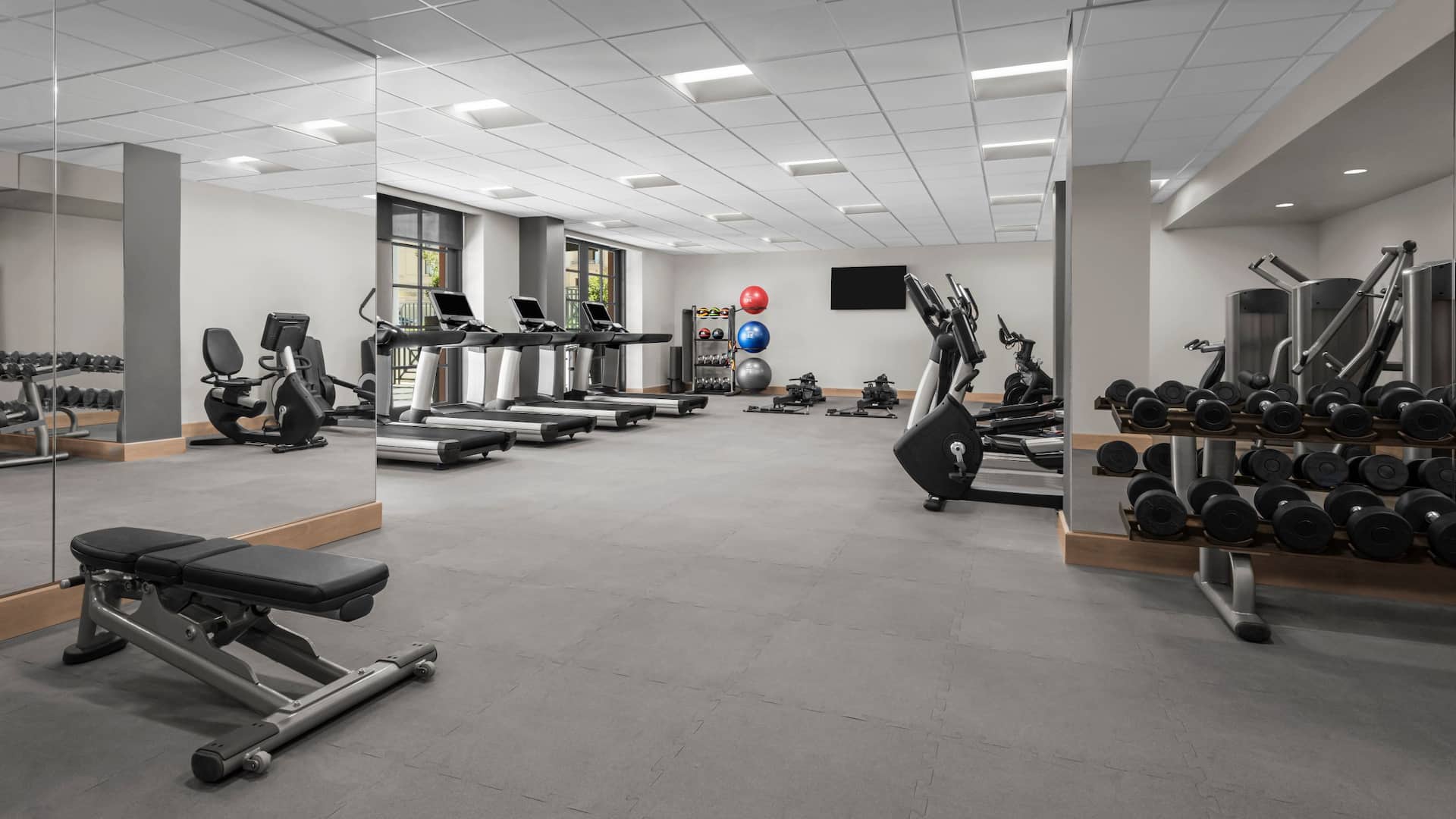 Hyatt Regency La Jolla at Aventine Fitness Center Layout