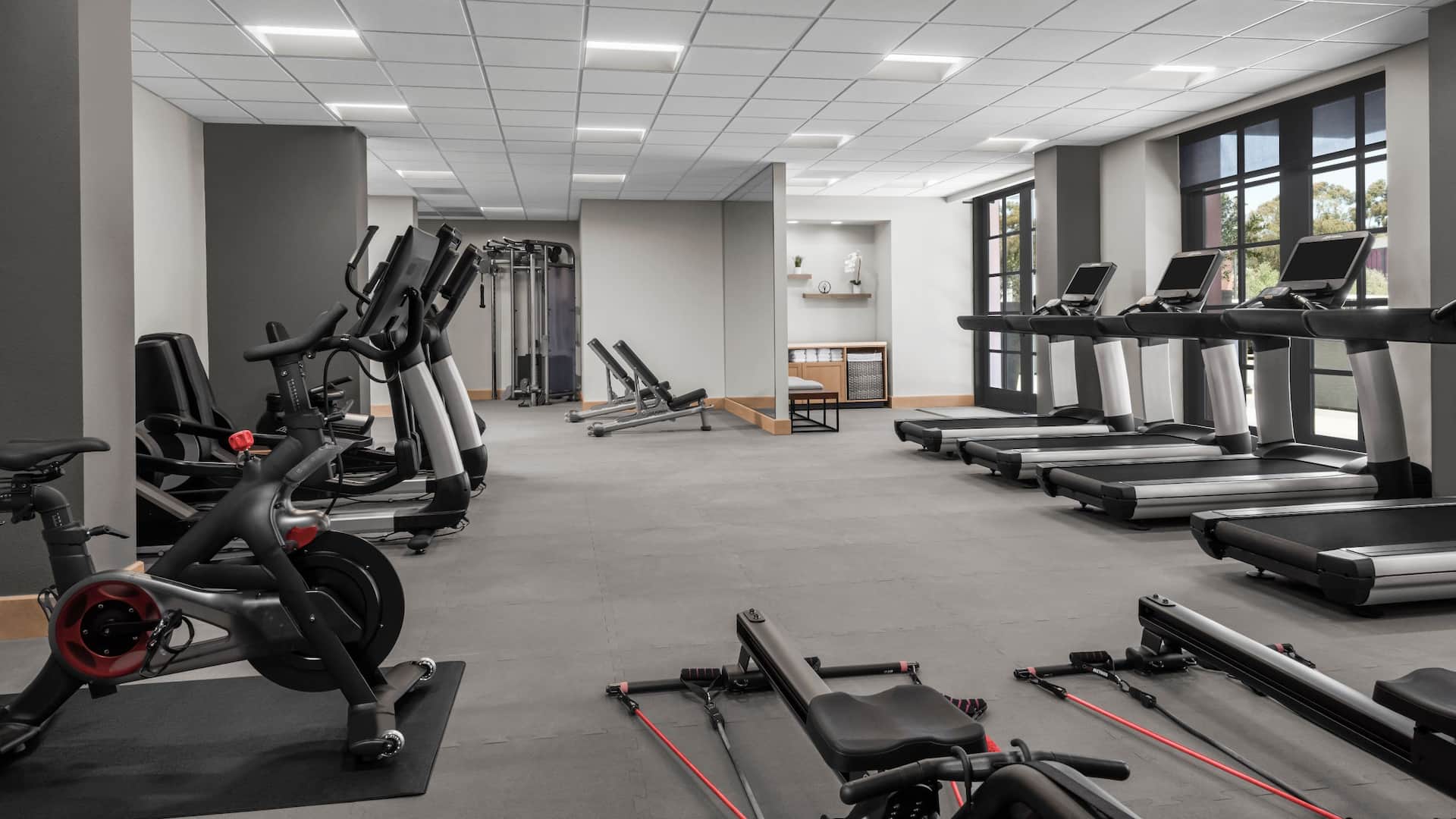 Hyatt Regency La Jolla at Aventine Fitness Center Treadmills