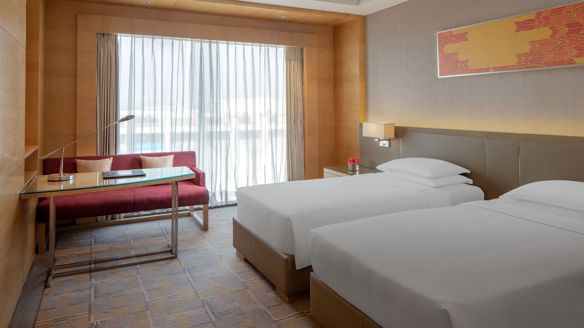 Hyatt Regency Chandigarh Twin Guestroom