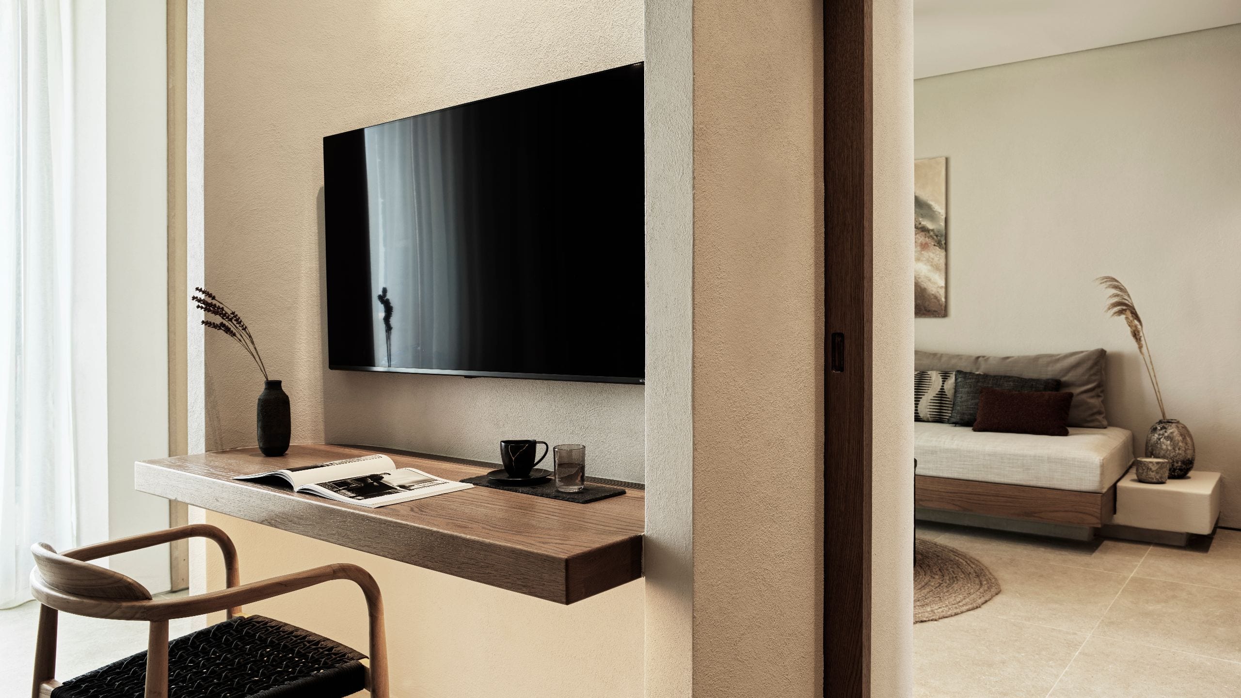 5/10 The Unbound Collection by Hyatt JTRUB P0013 Guestroom Desk Area