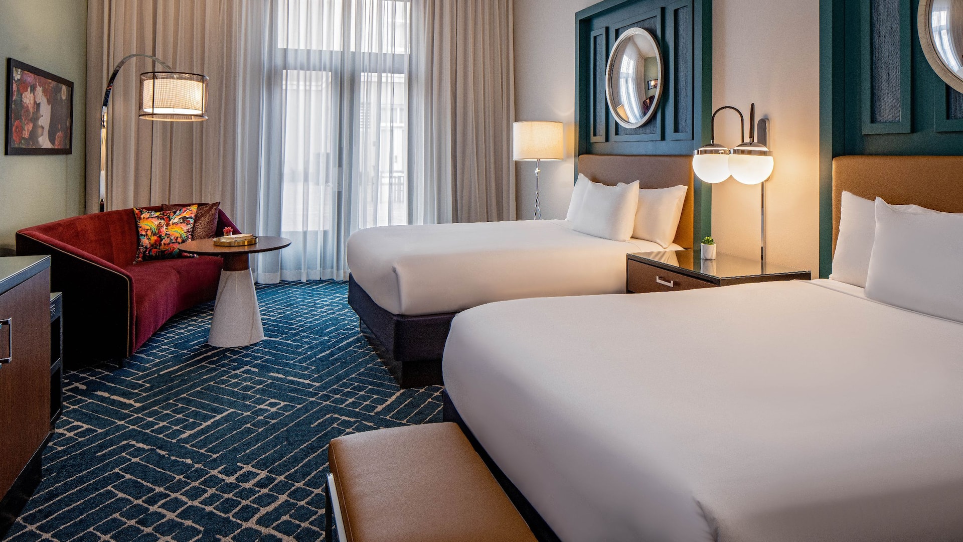 1 of 1 Hyatt Centric French Quarter New Orleans Two Queen Garden Courtyard