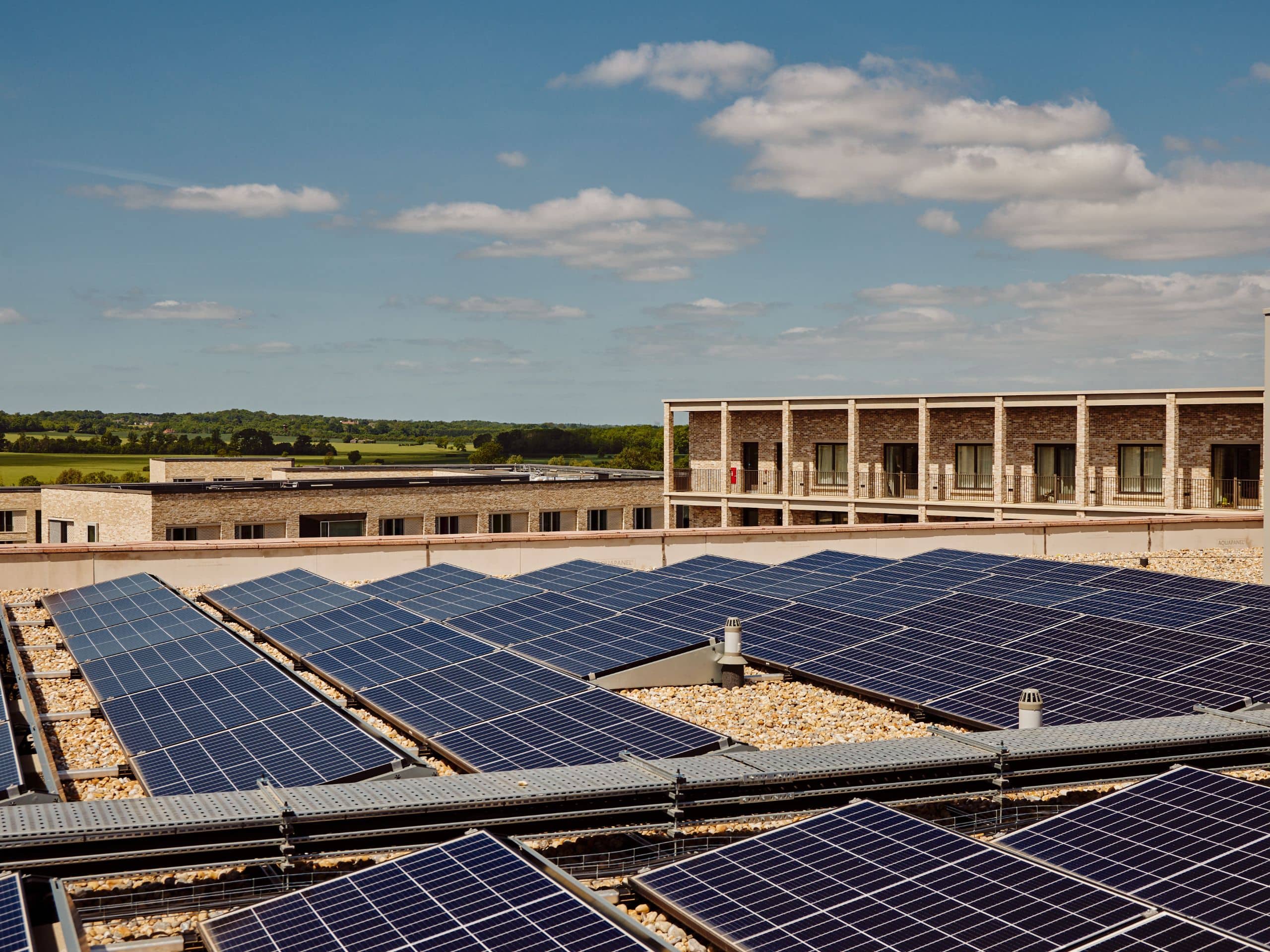 Hyatt Centric Cambridge Solar Panels Daytime